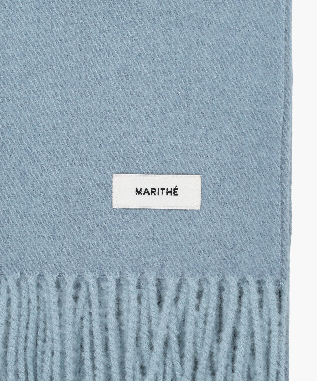 Marithe & Francois Girbaud - Regular Logo Muffler & Glove Set (Light Blue) product image 3 | TRAB K-Fashion Australia