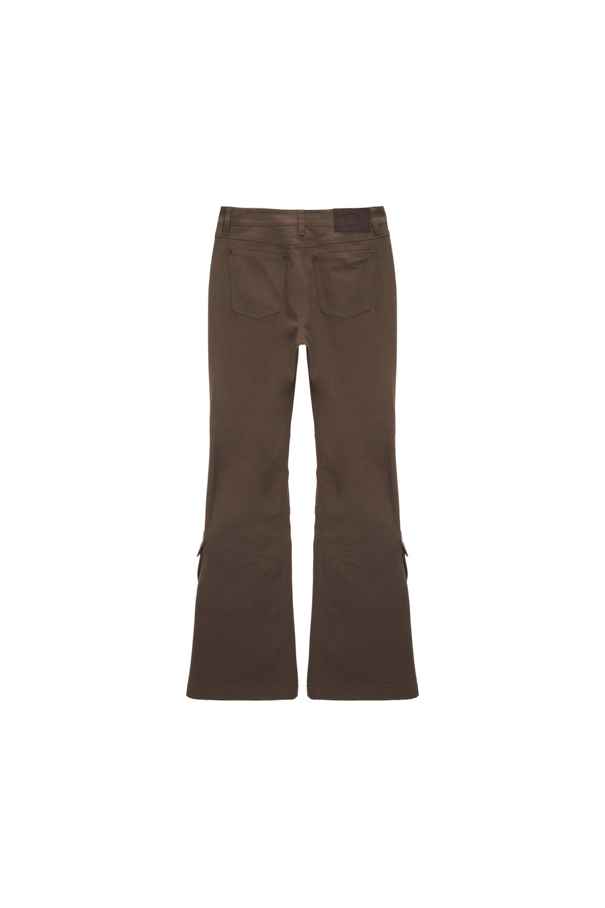 Matin Kim - Boots Cut Cargo Pants (Khaki Brown) product image 2 | TRAB K-Fashion Australia