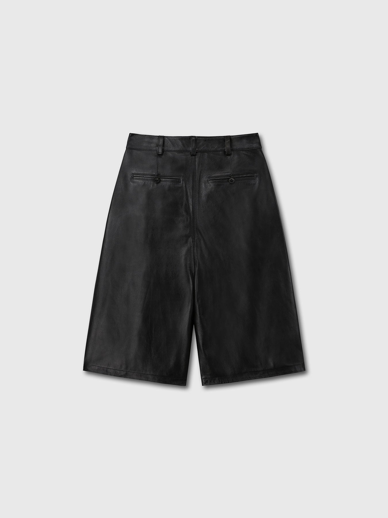 Tonywack - Leather Bermuda Shorts (Black) product image 8 | TRAB K-Fashion Australia