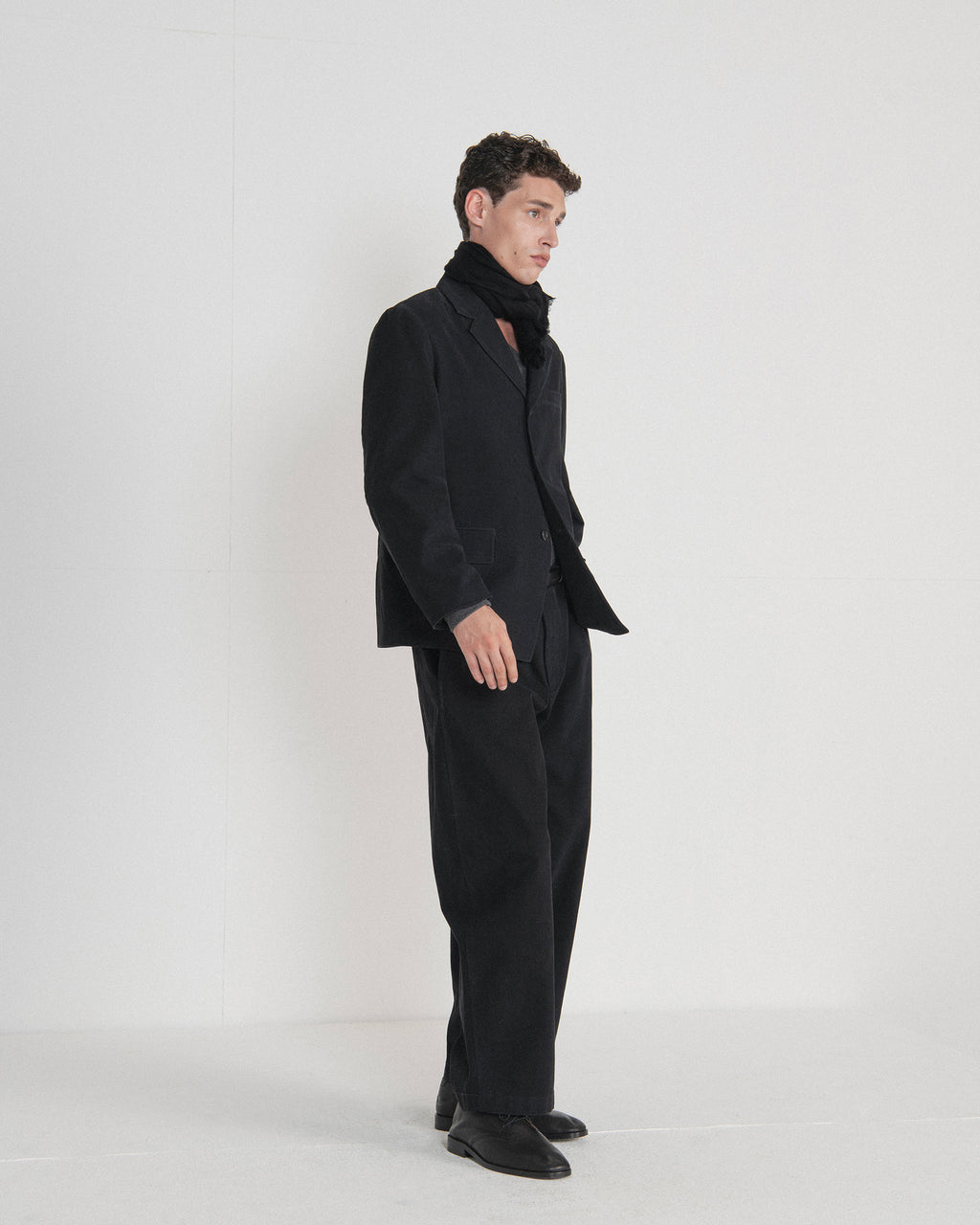 Brownyard - Washed Cotton Jacket (Black) product image 2 | TRAB K-Fashion Australia