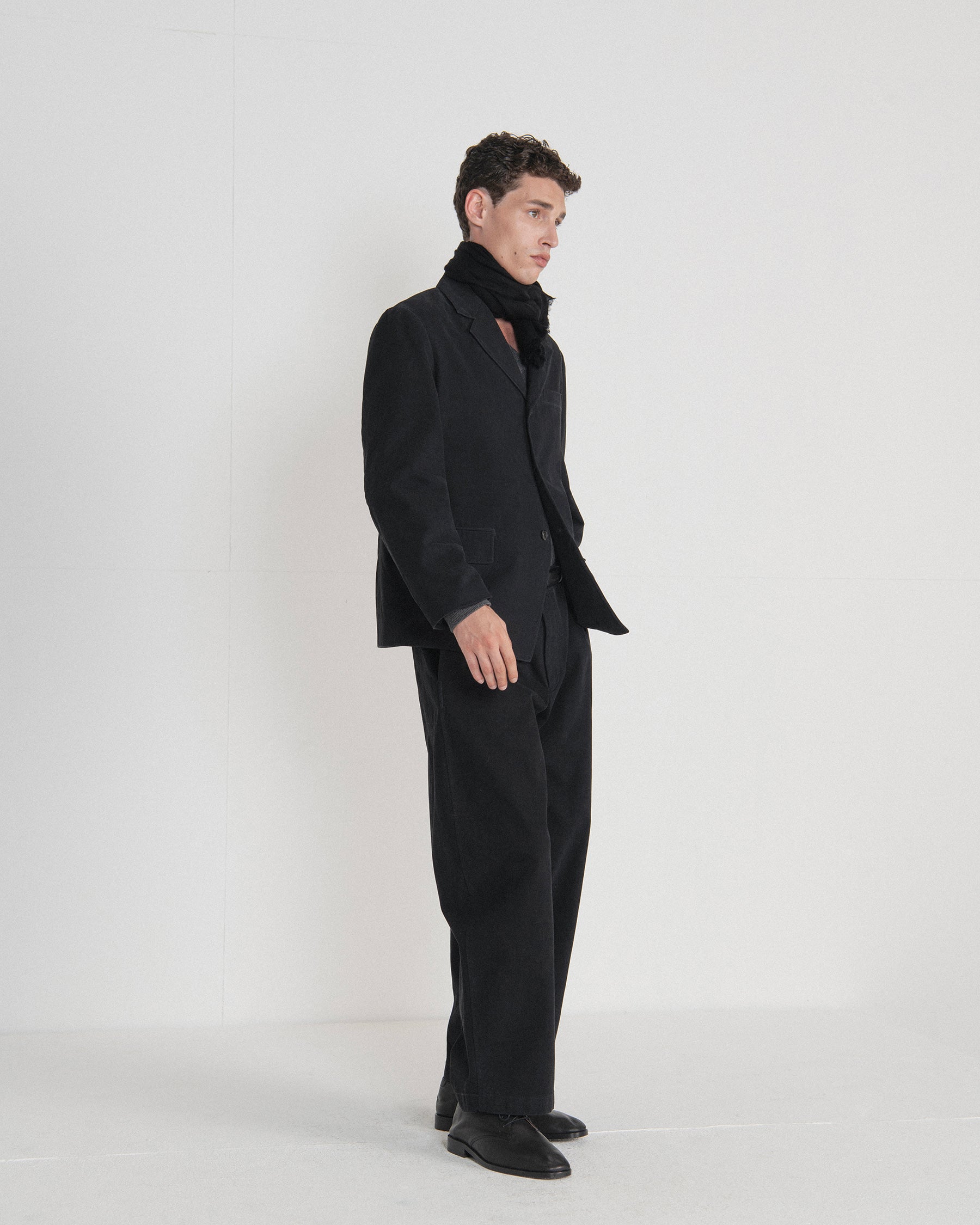 Brownyard - Washed Cotton Jacket (Black) product image 2 | TRAB K-Fashion Australia
