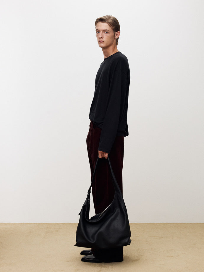 Tonywack - Cotton Cashmere Long Sleeve Top (Dark Navy) product image 3 | TRAB K-Fashion Australia