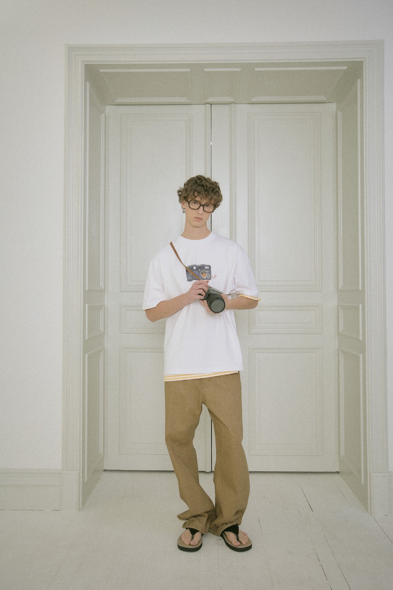 STU - Camera Printing T-Shirt (White) product image 11 | TRAB K-Fashion Australia