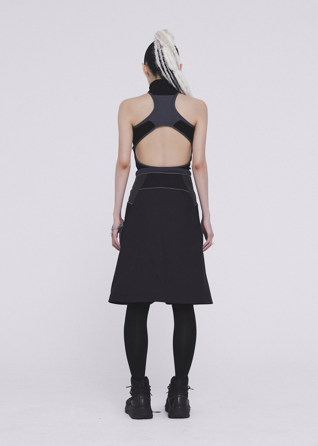 Hyein Seo - Half-zip Racerback (Black) product image 4 | TRAB K-Fashion Australia
