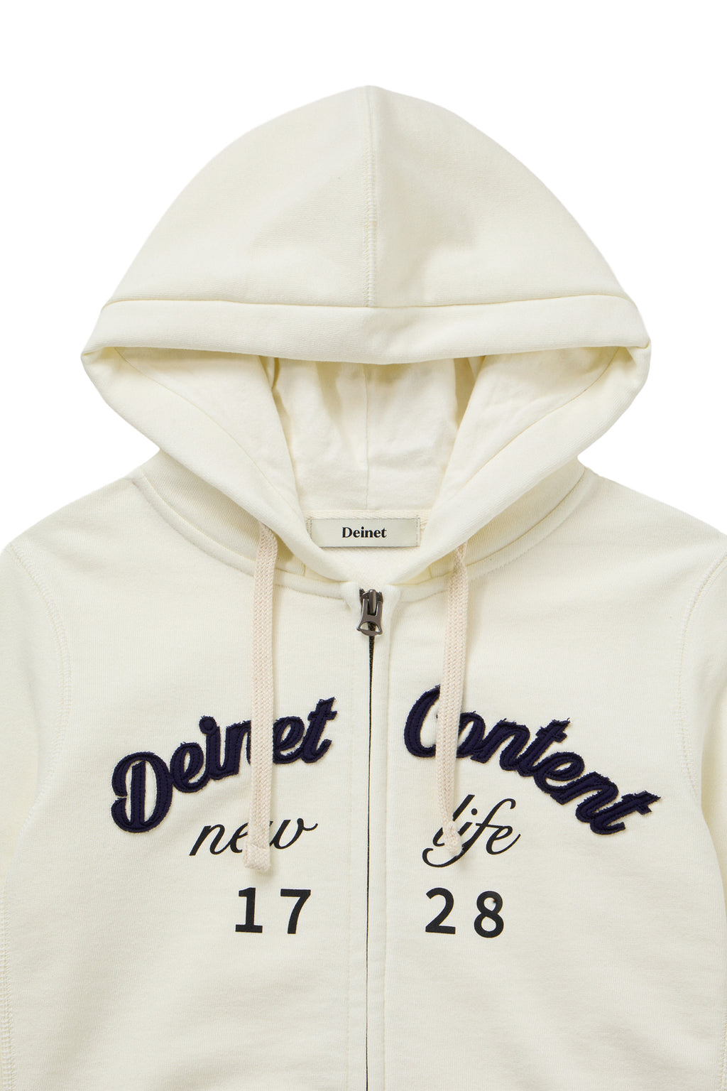Deinet - Content Slim Hood Zip - Up (Ivory) product image 3 | TRAB K-Fashion Australia