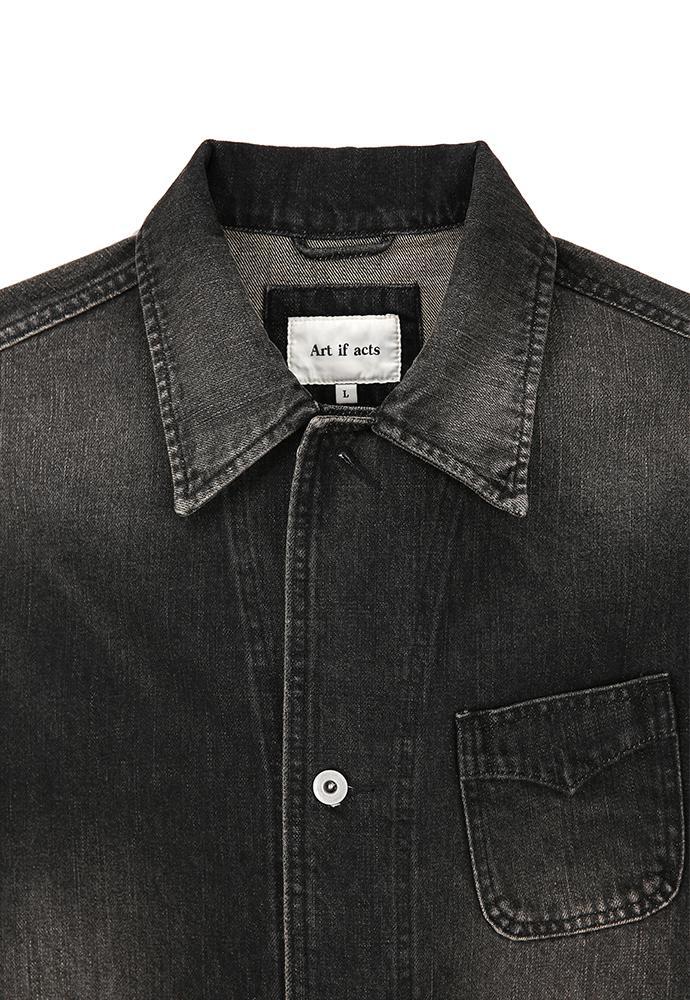 Art if acts - Denim Western Coverall Jacket (Used Black) product image 8 | TRAB K-Fashion Australia