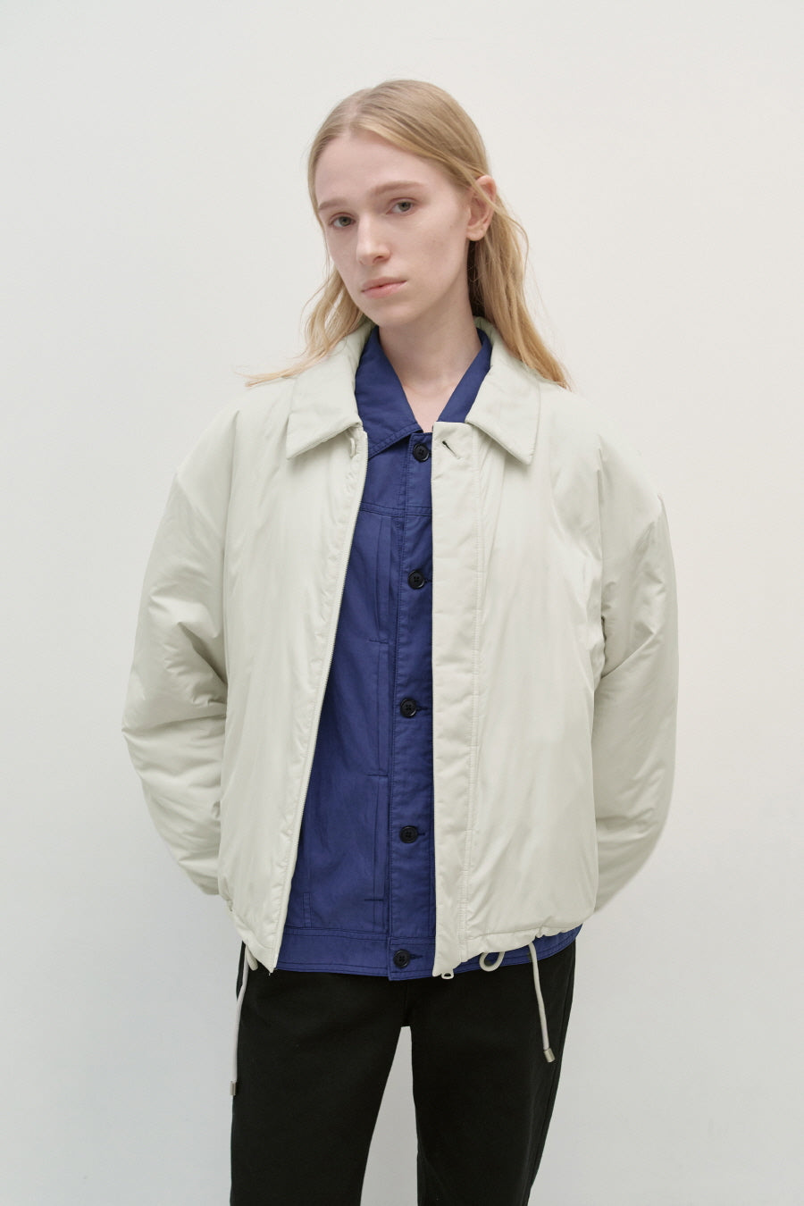 Insilence - Soft Padded Jumper (Ash Grey) product image 5 | TRAB K-Fashion Australia
