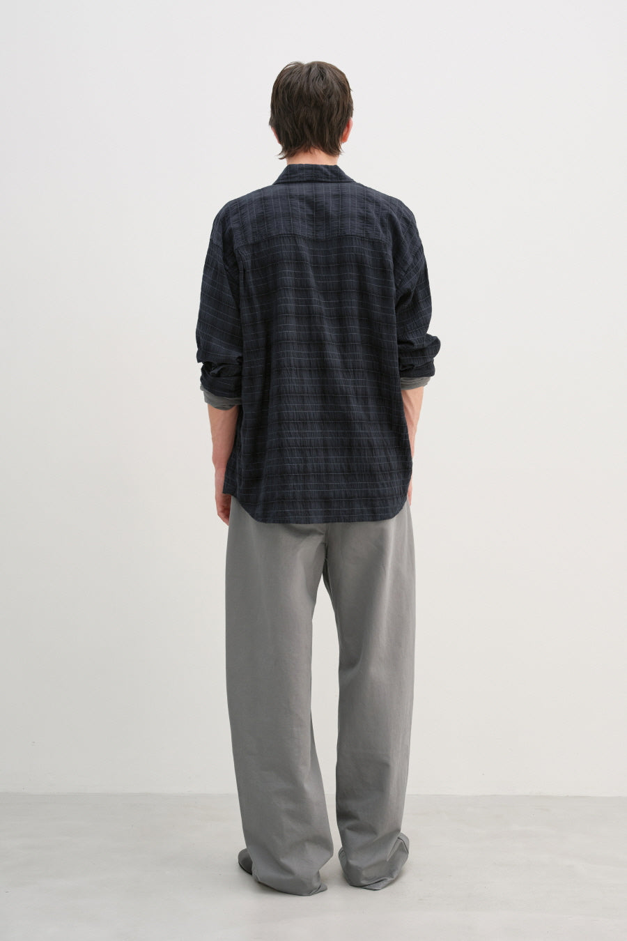 Insilence - Curved Chino Pants (Grey) product image 6 | TRAB K-Fashion Australia