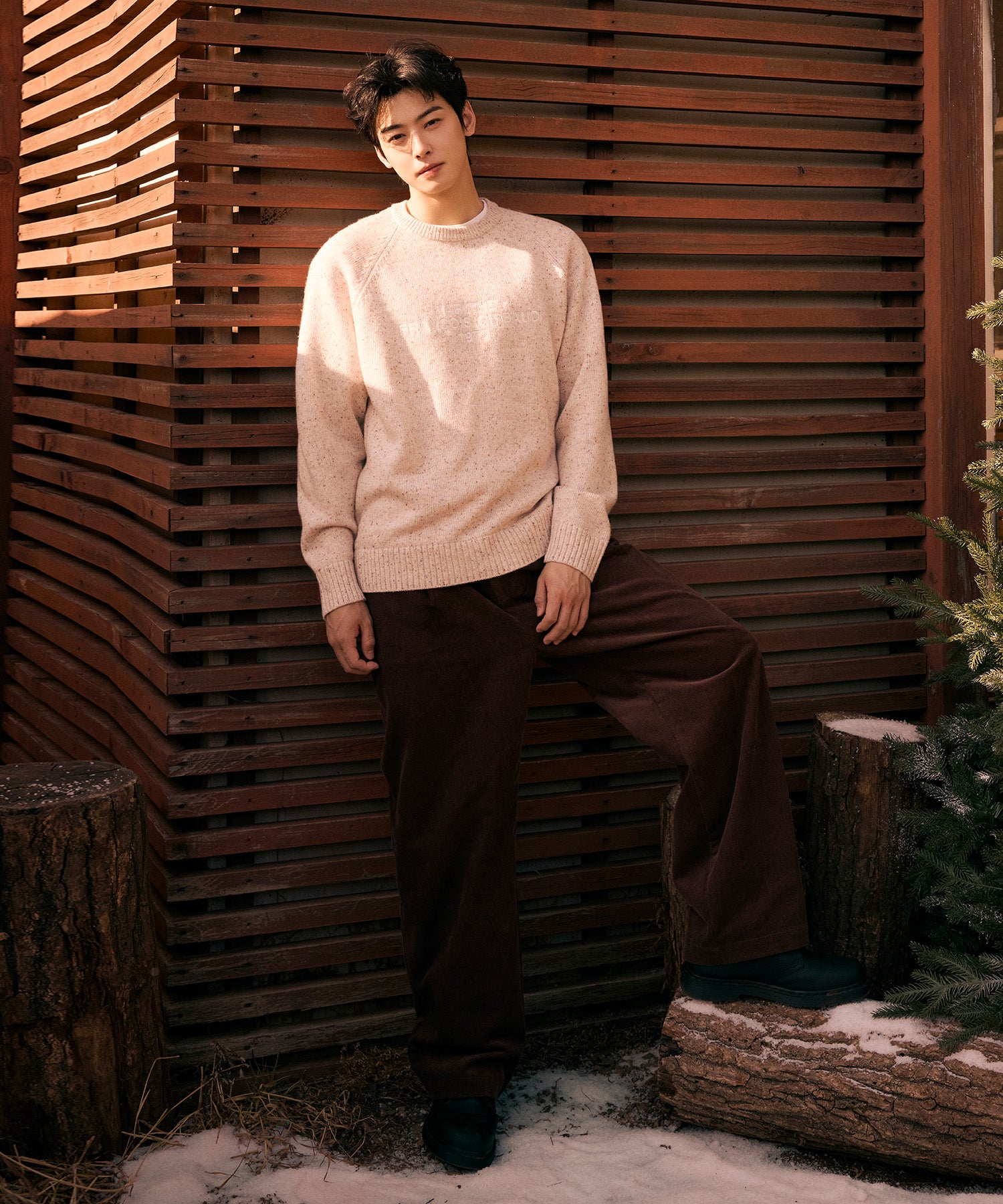 Marithe & Francois Girbaud - Corduroy Pants (Brown) product image 2 | TRAB K-Fashion Australia