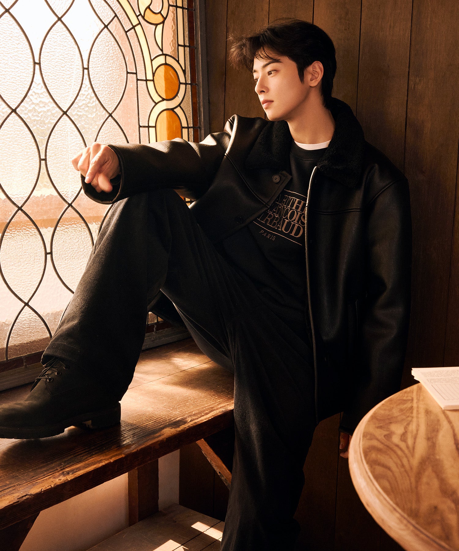 Marithe & Francois Girbaud - Corduroy Pants (Black) product image 2 | TRAB K-Fashion Australia