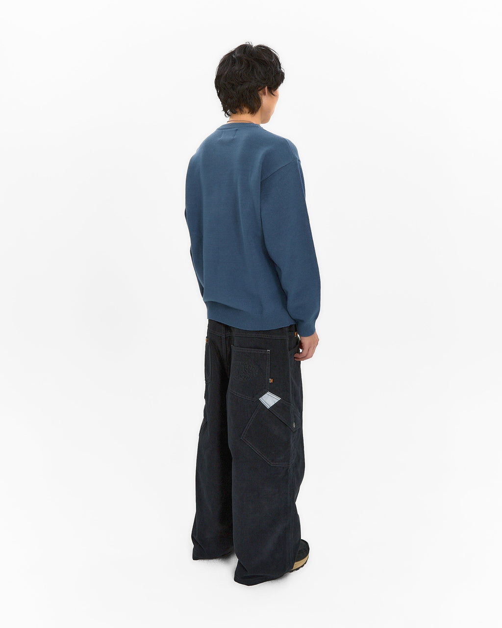 yeseyesee - Cherry Tomatoes Graphic Knit Pullover (Navy) product image 8 | TRAB K-Fashion Australia