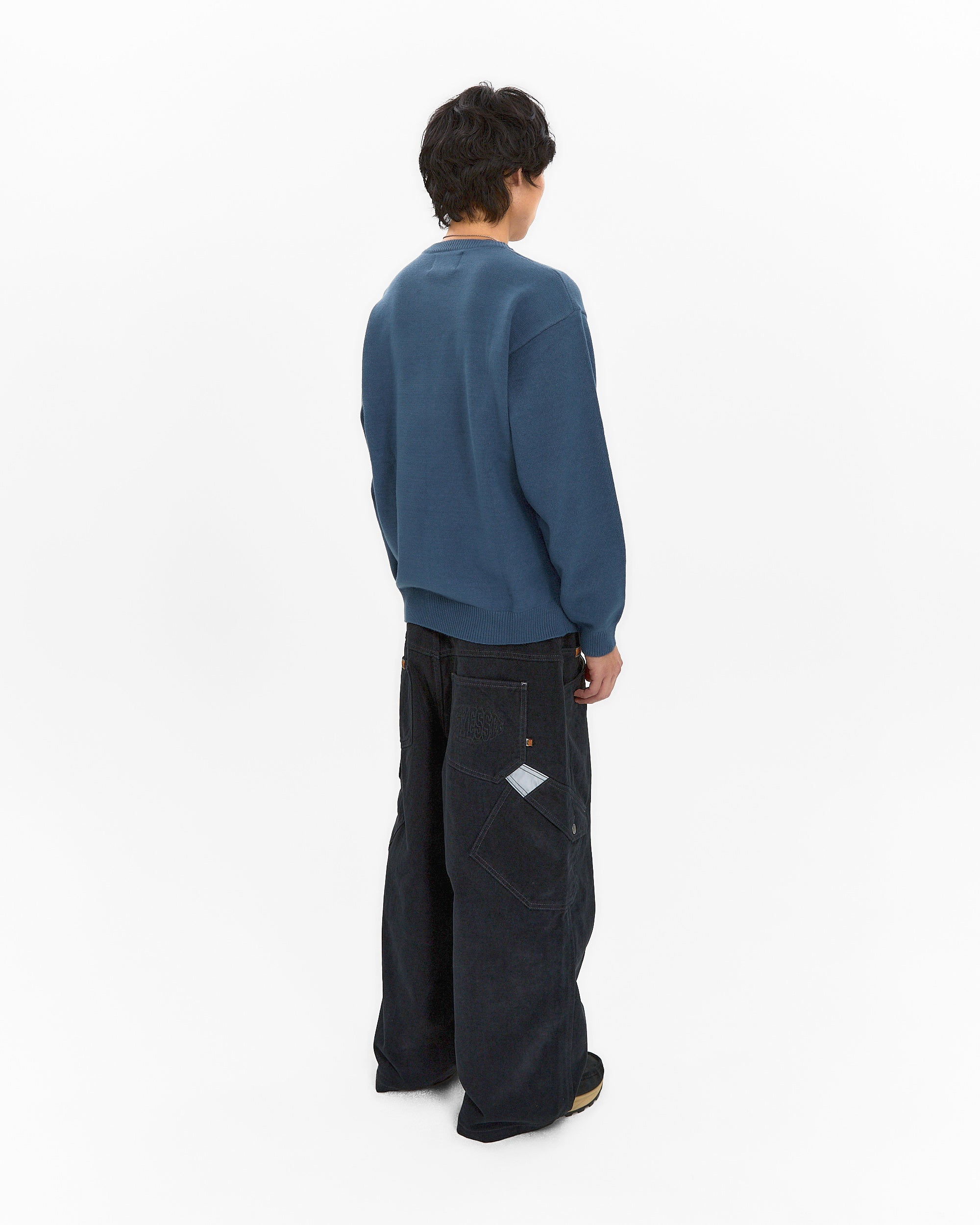 yeseyesee - Cherry Tomatoes Graphic Knit Pullover (Navy) product image 8 | TRAB K-Fashion Australia