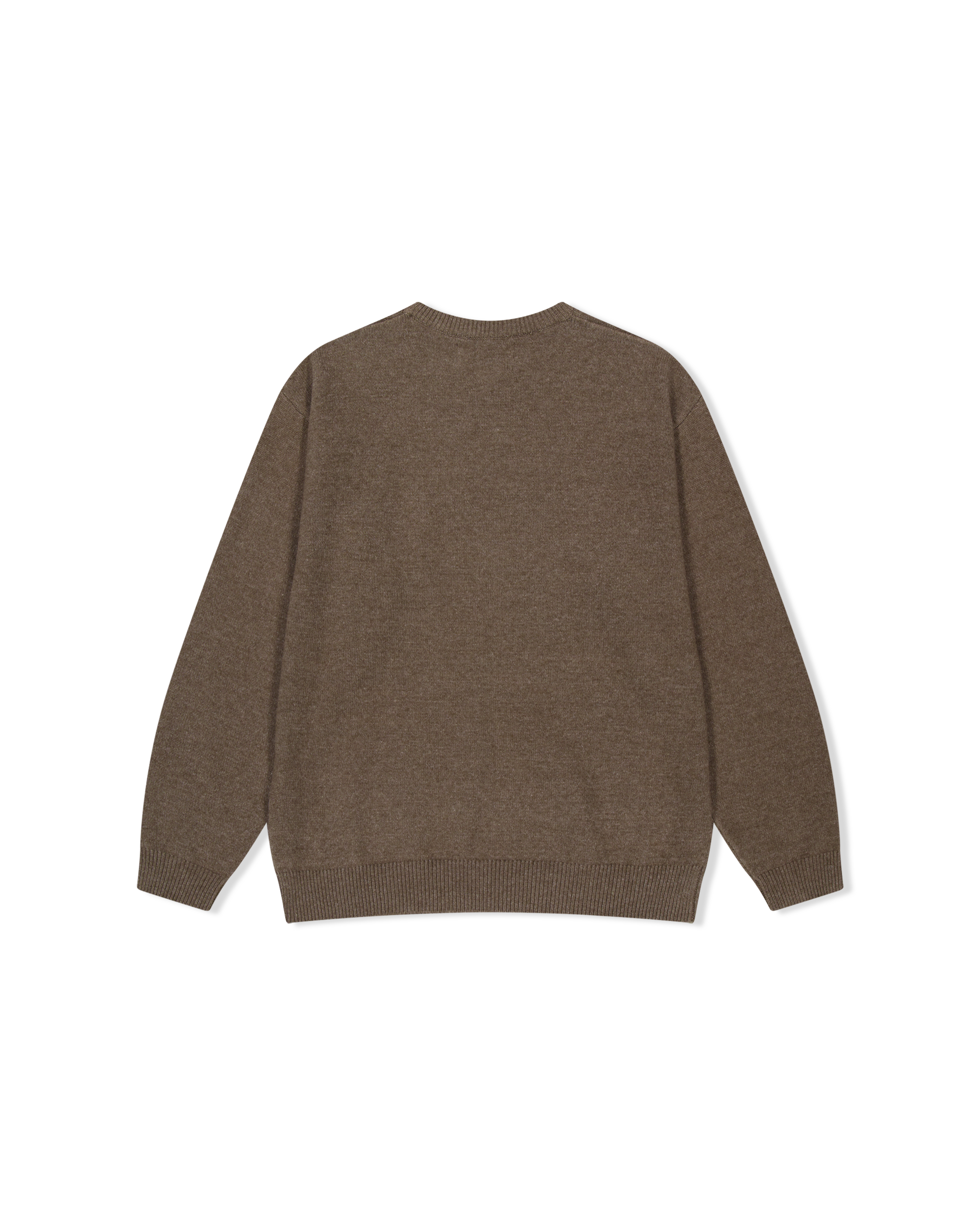 yeseyesee - Cherry Tomatoes Graphic Knit Pullover (Brown) product image 2 | TRAB K-Fashion Australia
