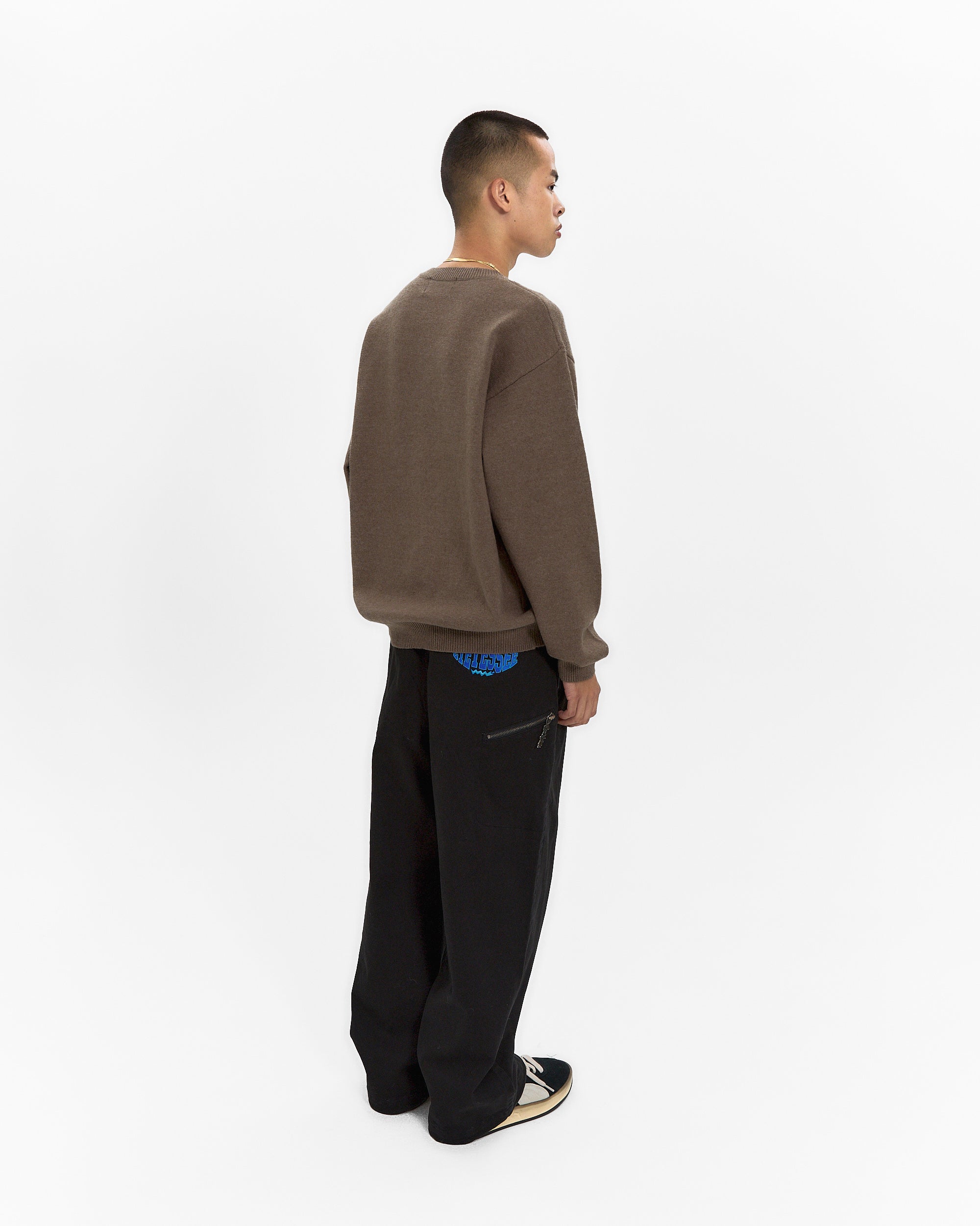 yeseyesee - Cherry Tomatoes Graphic Knit Pullover (Brown) product image 8 | TRAB K-Fashion Australia
