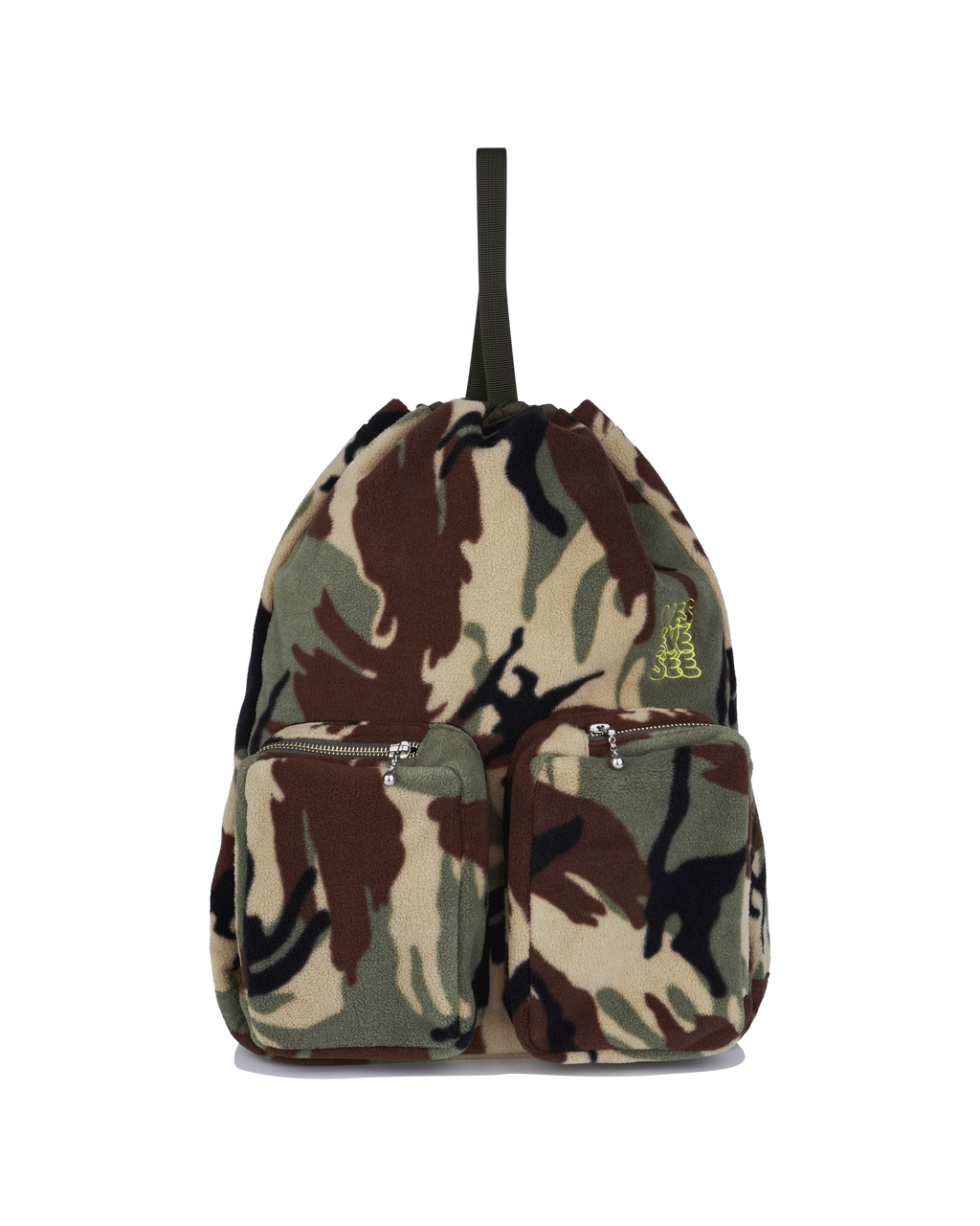 yeseyesee - Fleece Drawstring Sack (Camo) product image 1 | TRAB K-Fashion Australia