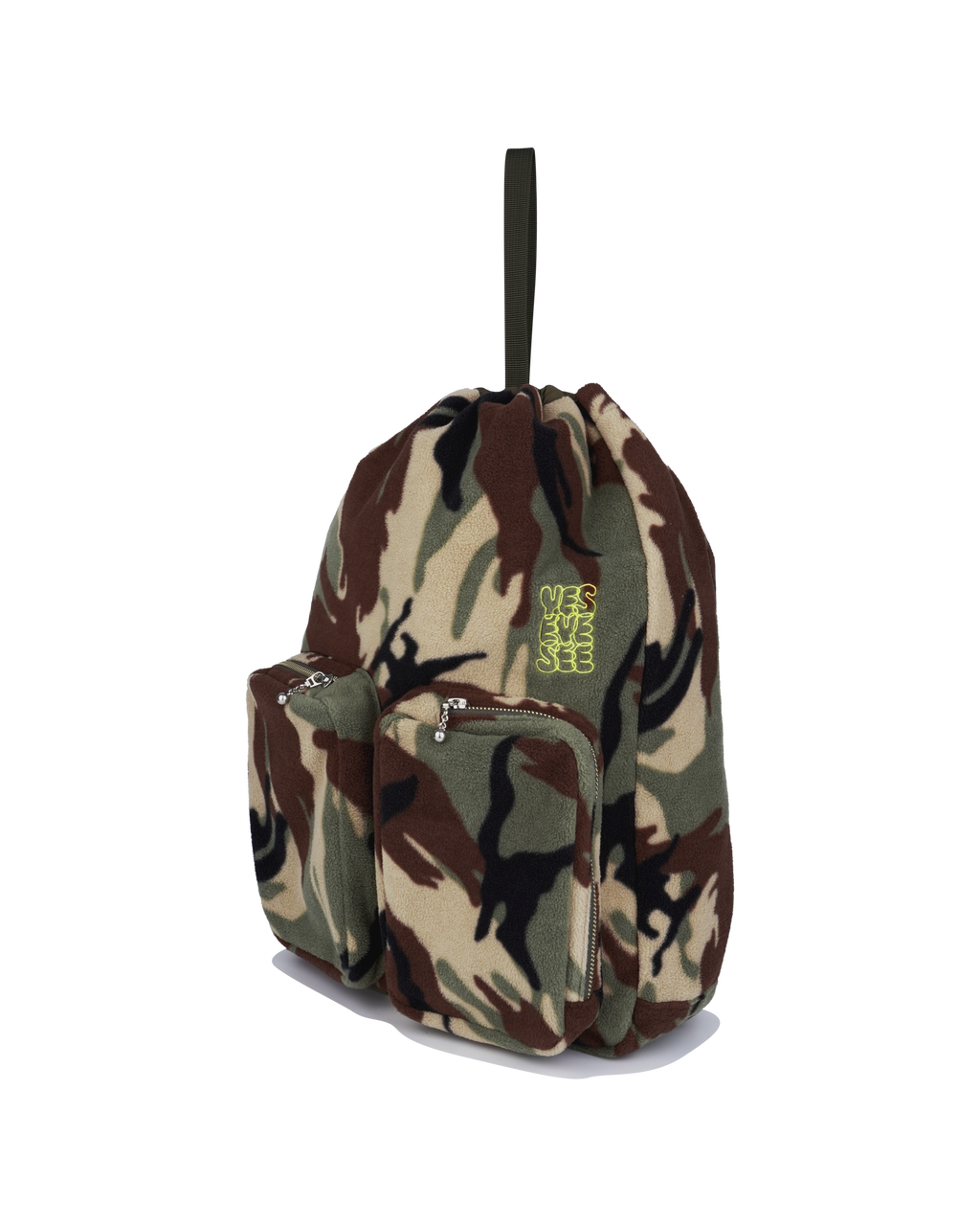 yeseyesee - Fleece Drawstring Sack (Camo) product image 2 | TRAB K-Fashion Australia