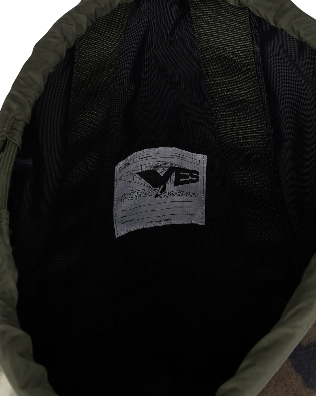 yeseyesee - Fleece Drawstring Sack (Camo) product image 4 | TRAB K-Fashion Australia