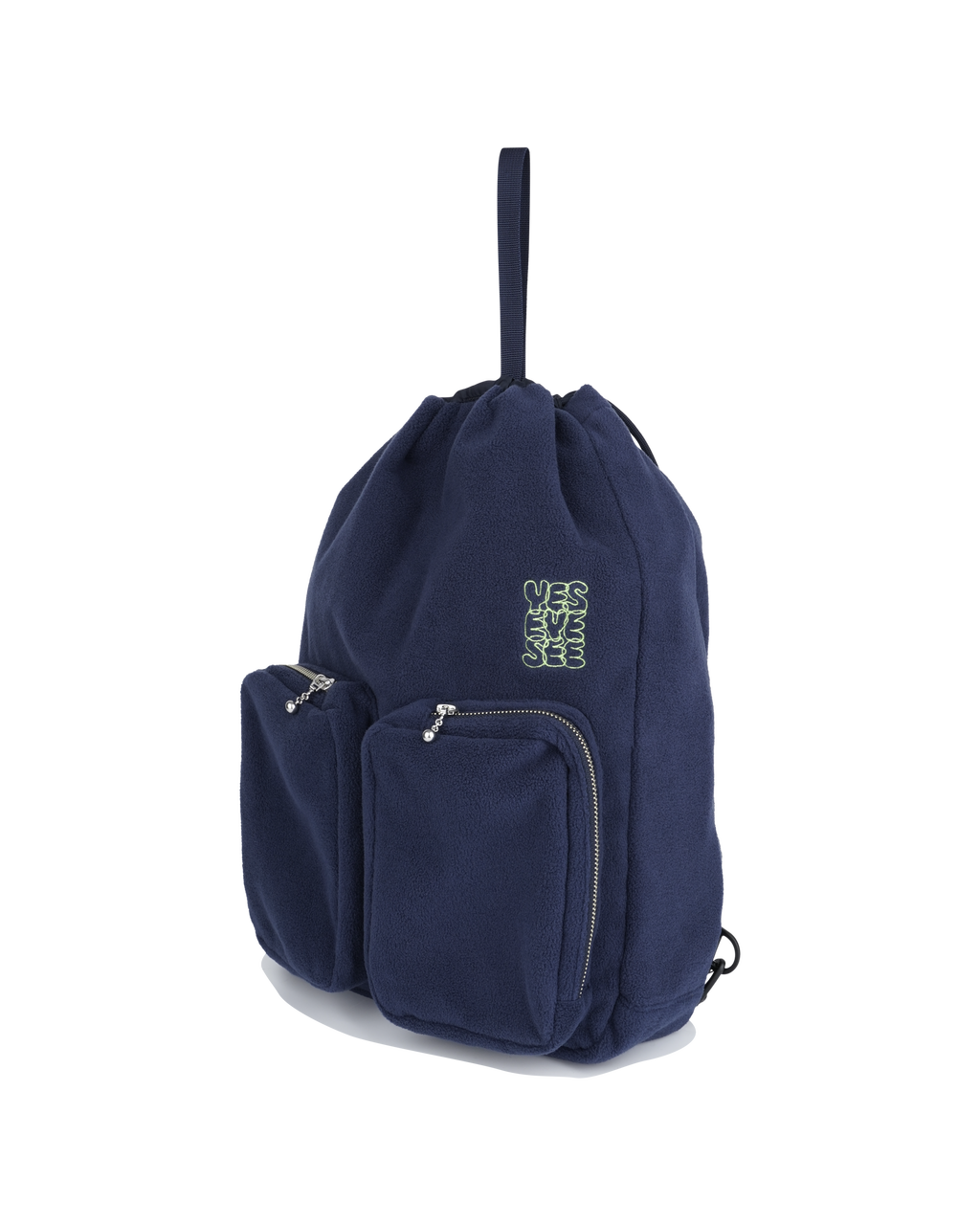 yeseyesee - Fleece Drawstring Sack (Navy) product image 2 | TRAB K-Fashion Australia