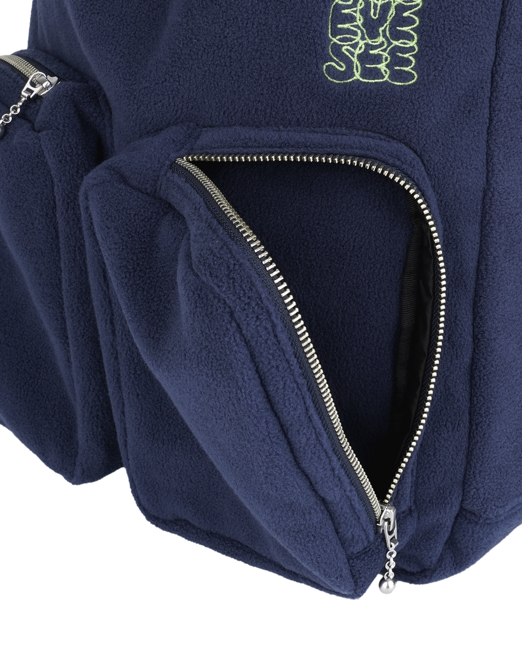 yeseyesee - Fleece Drawstring Sack (Navy) product image 6 | TRAB K-Fashion Australia