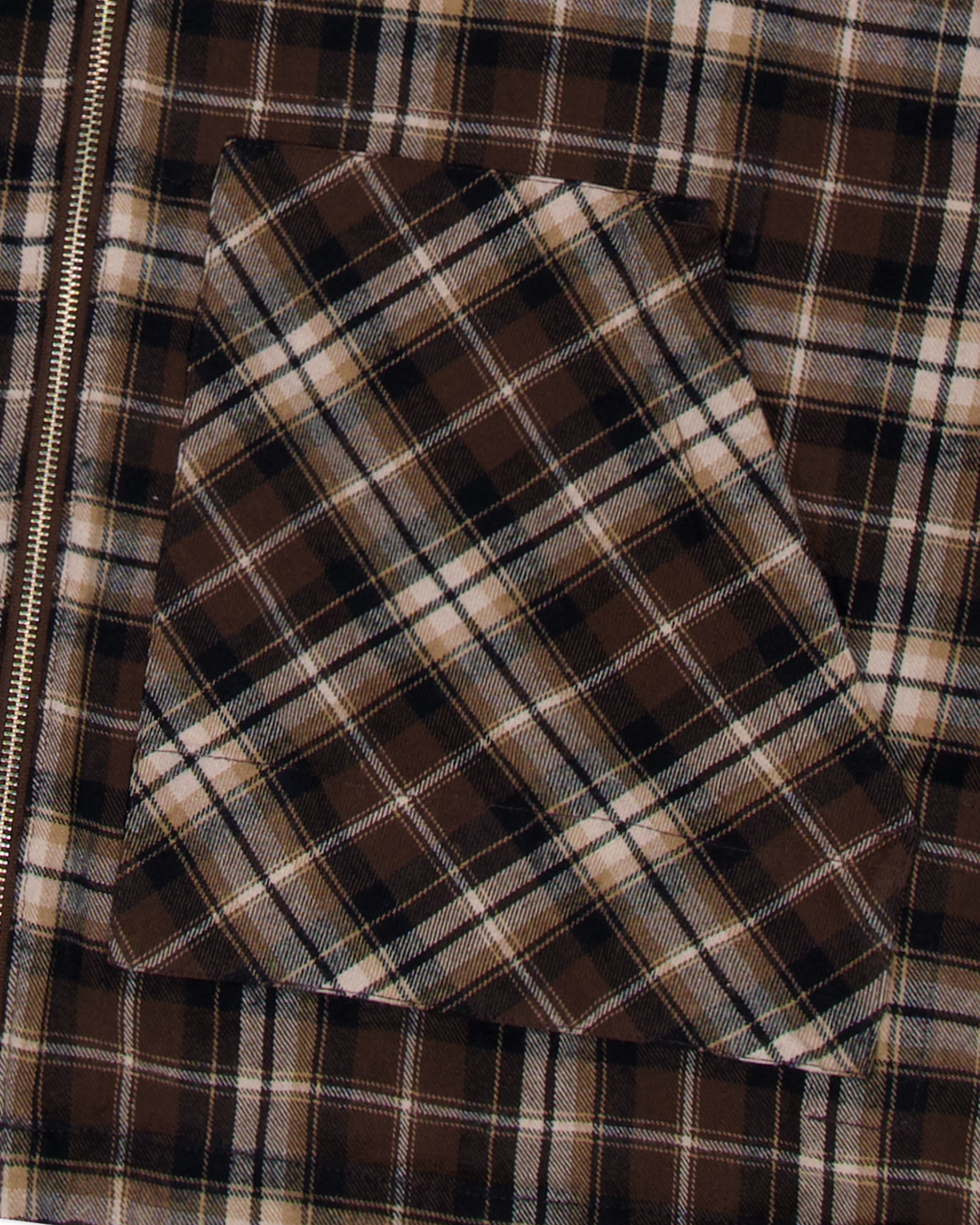 yeseyesee - Plaid Wing Jacket (Brown) product image 6 | TRAB K-Fashion Australia