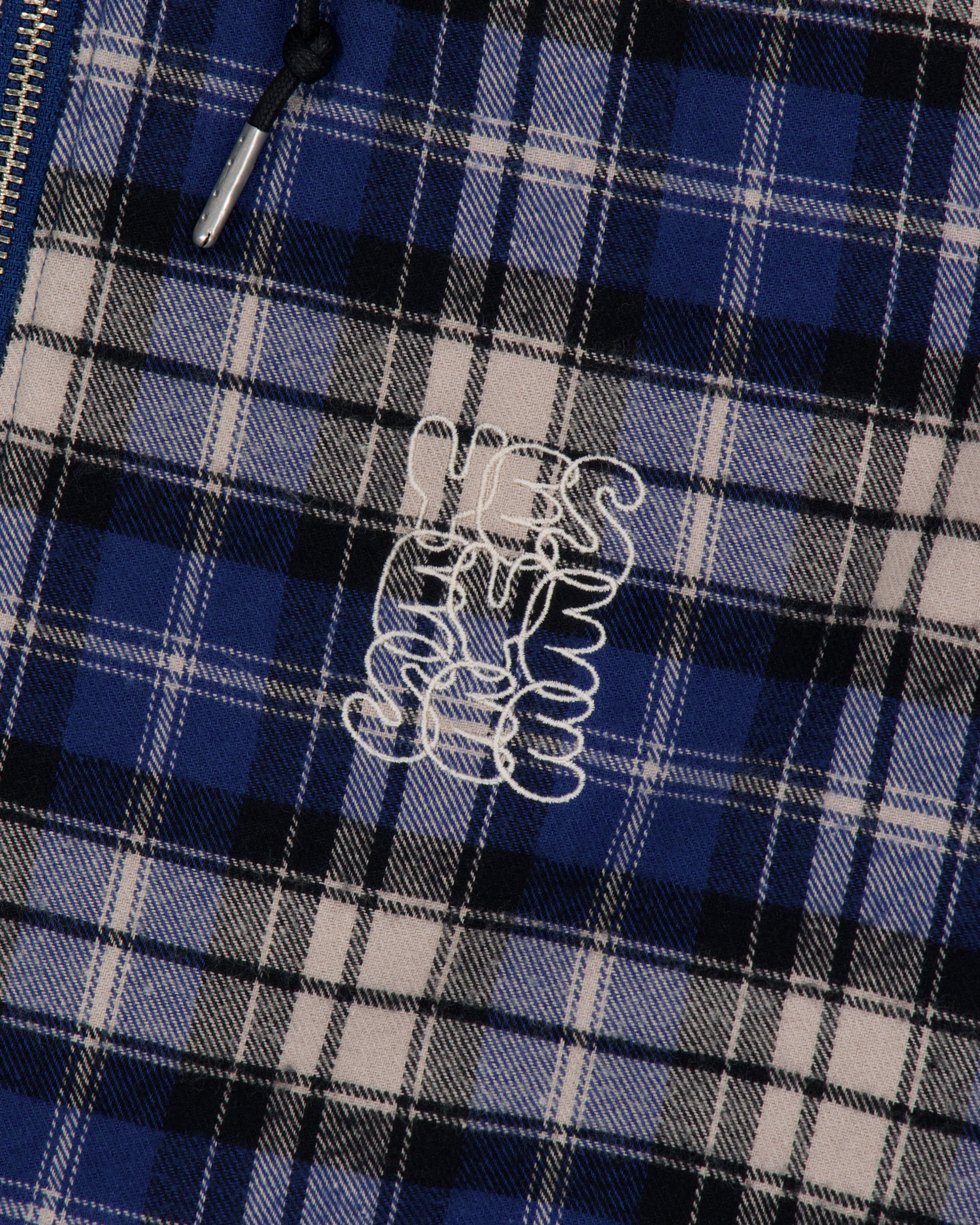 yeseyesee - Plaid Wing Jacket (Blue) product image 3 | TRAB K-Fashion Australia