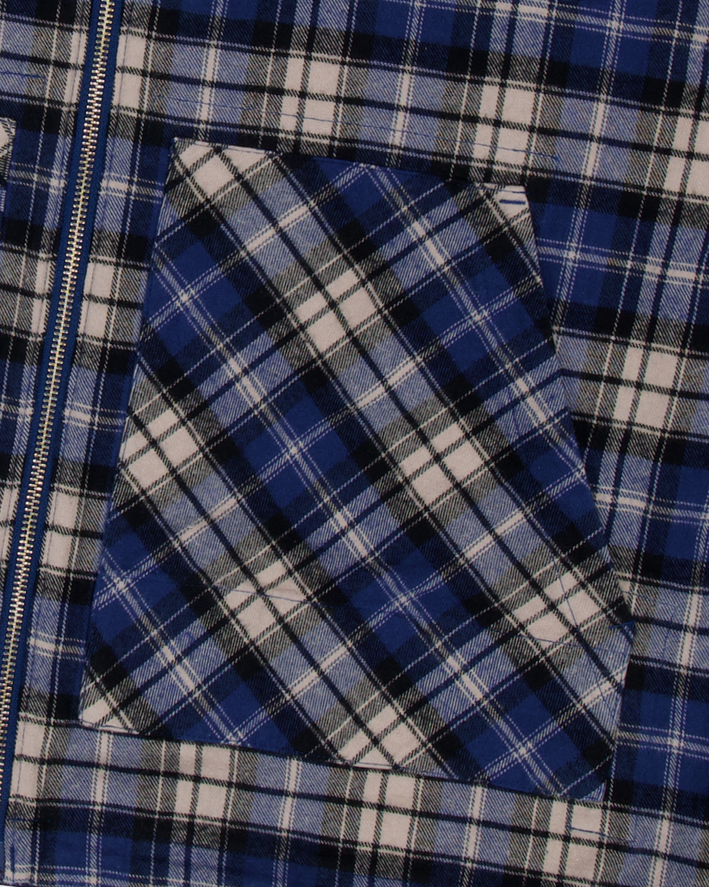 yeseyesee - Plaid Wing Jacket (Blue) product image 6 | TRAB K-Fashion Australia