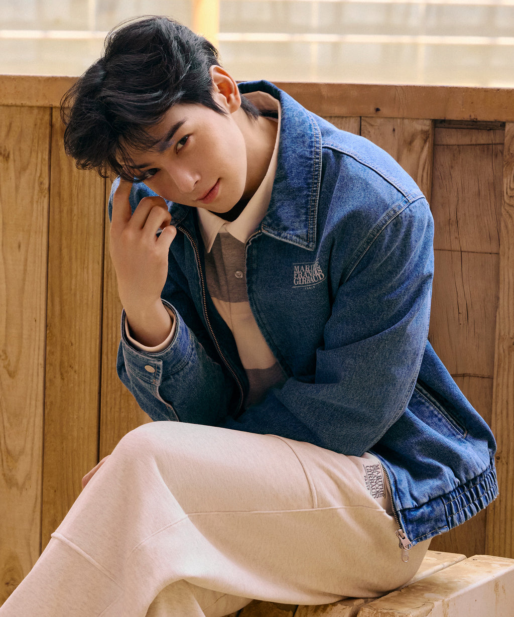 Marithe & Francois Girbaud - Denim Blouson Jacket (Blue) product image 2 | TRAB K-Fashion Australia