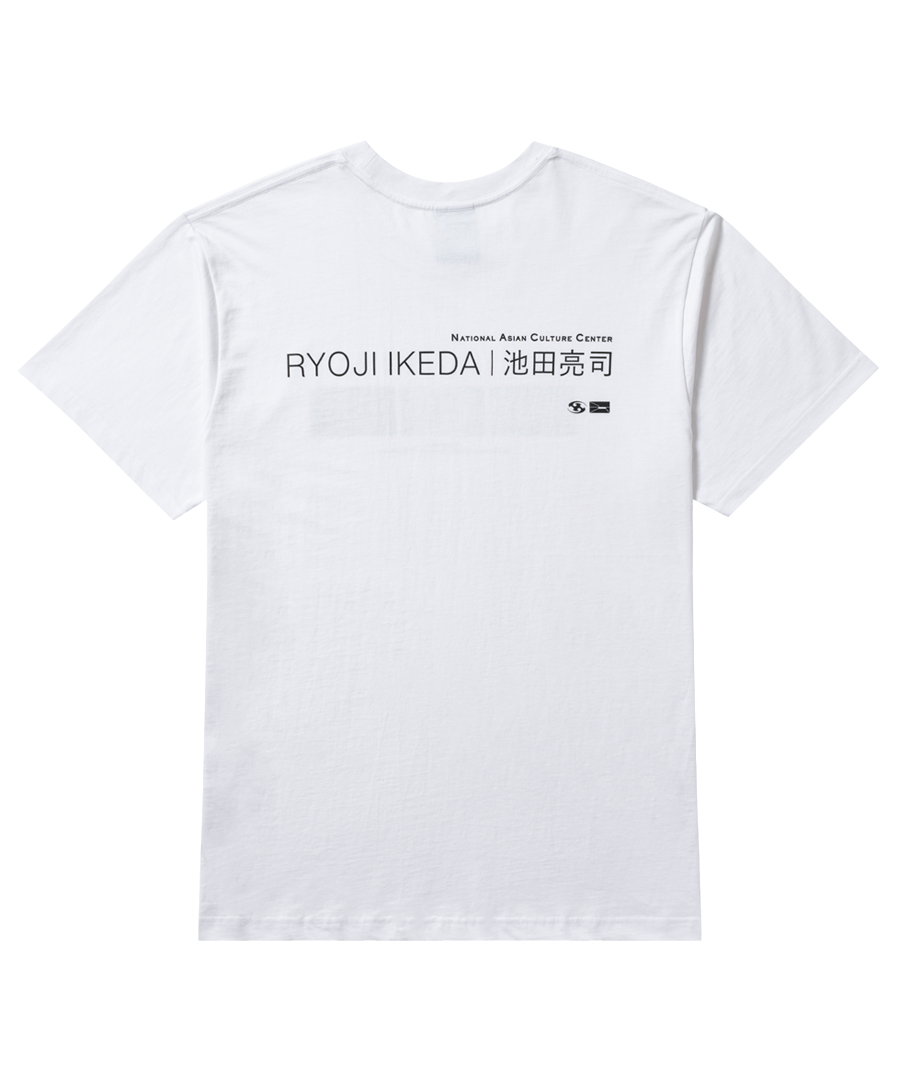 San San Gear - Ryoji Ikeda Data.Gram Series T-Shirt (White) product image 2 | TRAB K-Fashion Australia