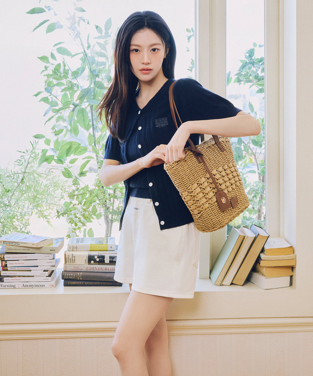 Marithe & Francois Girbaud - Denim Shorts (Ecru) product image 2 | TRAB K-Fashion Australia