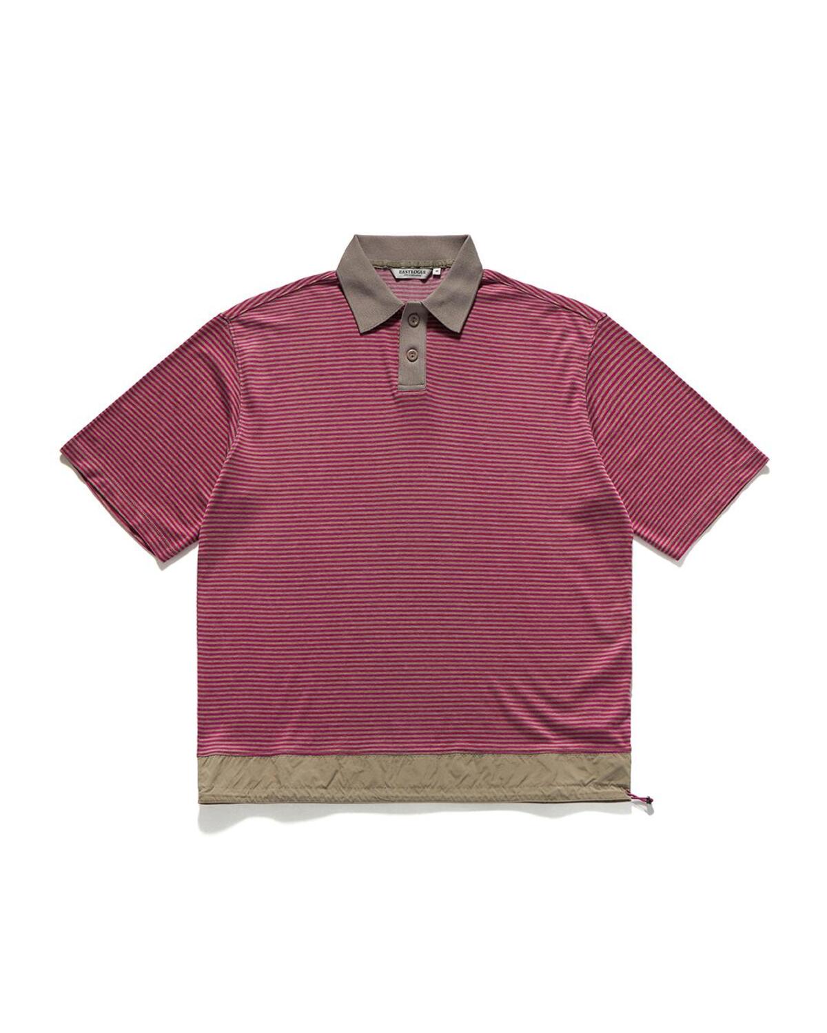 Eastlogue - Functional Relaxed Polo Shirt (Beige Stripe) product image 5 | TRAB K-Fashion Australia