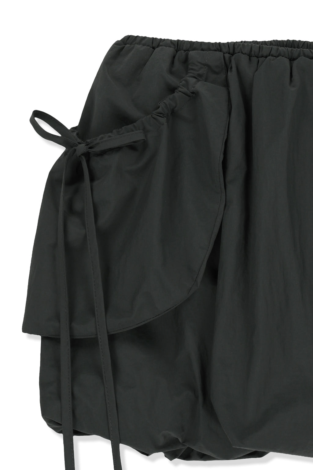 Matin Kim - Strap Detail Ballon Skirt (Charcoal) product image 4 | TRAB K-Fashion Australia