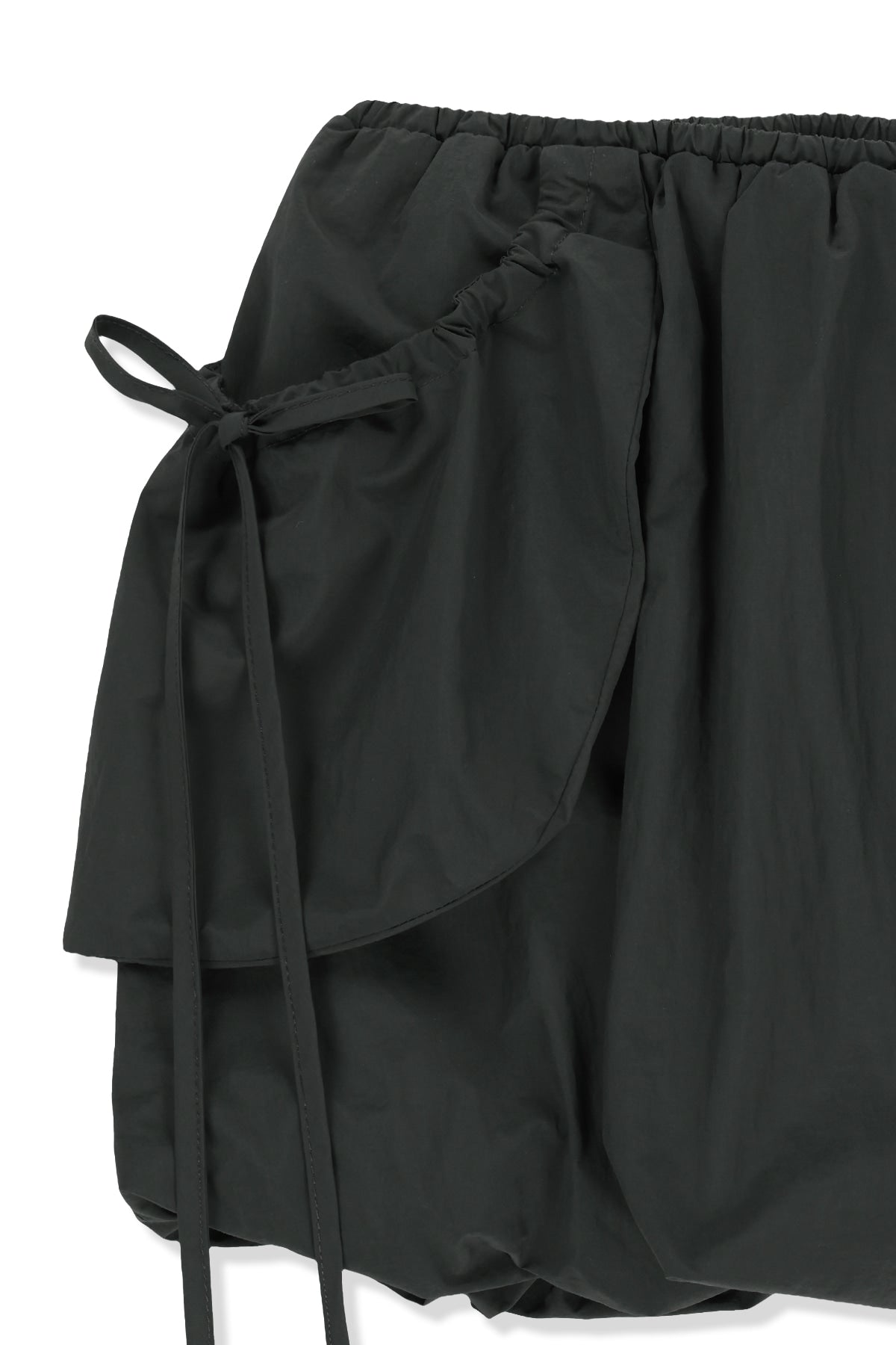 Matin Kim - Strap Detail Ballon Skirt (Charcoal) product image 4 | TRAB K-Fashion Australia