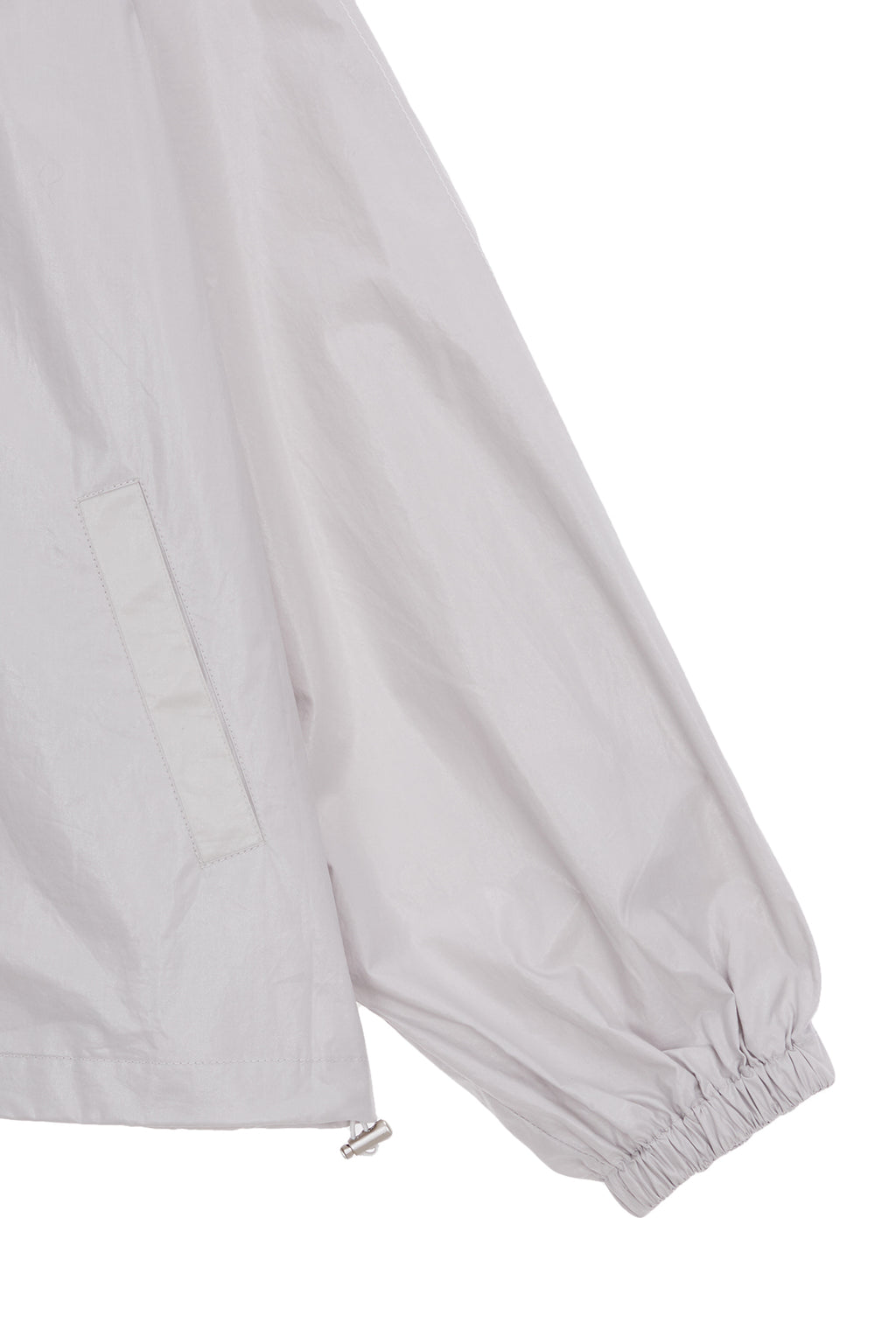 Matin Kim - Matin Kim Logo Coating Jumper (Grey) product image 4 | TRAB K-Fashion Australia