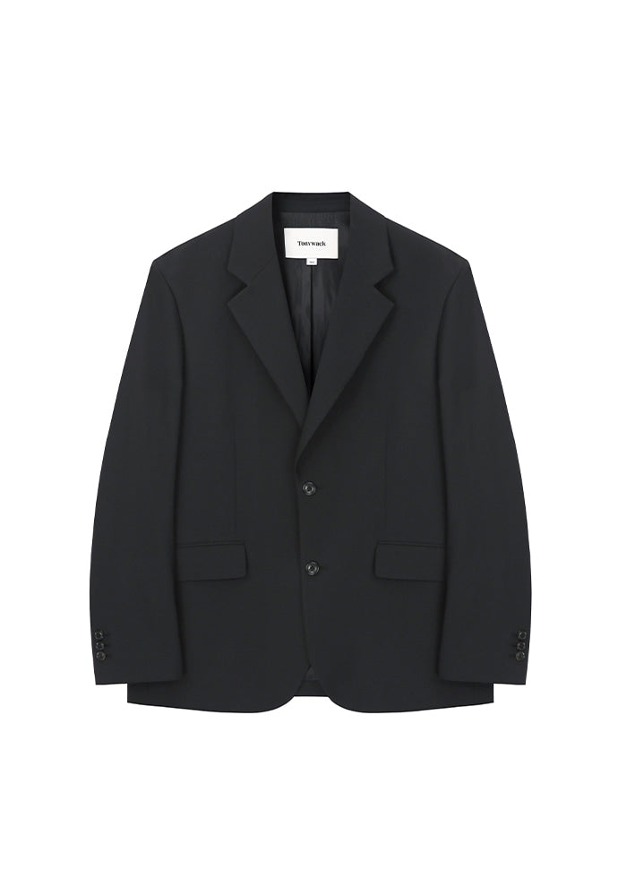 Tonywack - # Technical-Stretch City Blazer Exclusive Fabric (Black) product image 1 | TRAB K-Fashion Australia