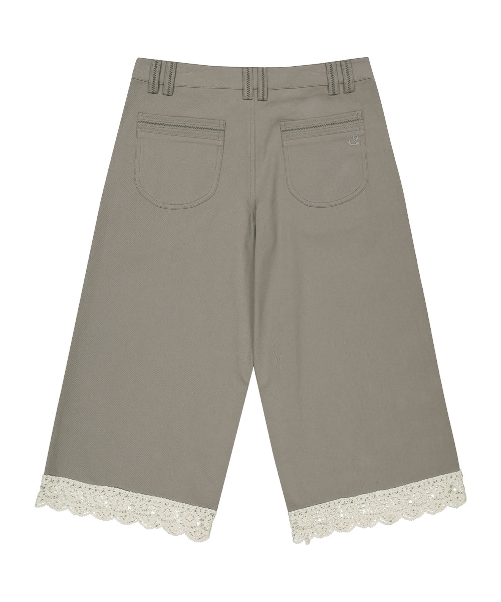 Coyseio - Knit Lace Pants (Ash Brown) product image 12 | TRAB K-Fashion Australia