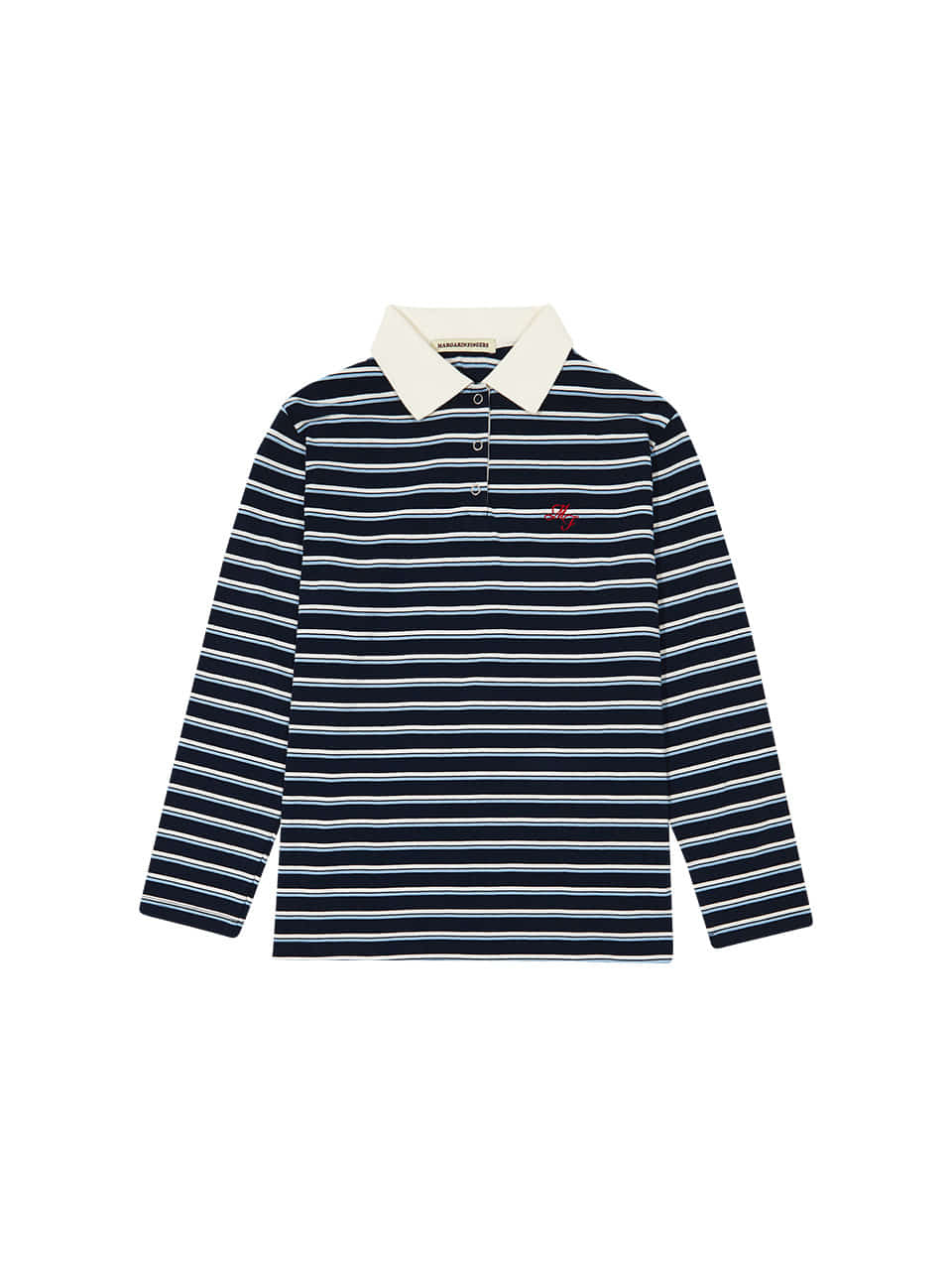Margarin Fingers - Stripe Pk Shirt (Navy) product image 2 | TRAB K-Fashion Australia