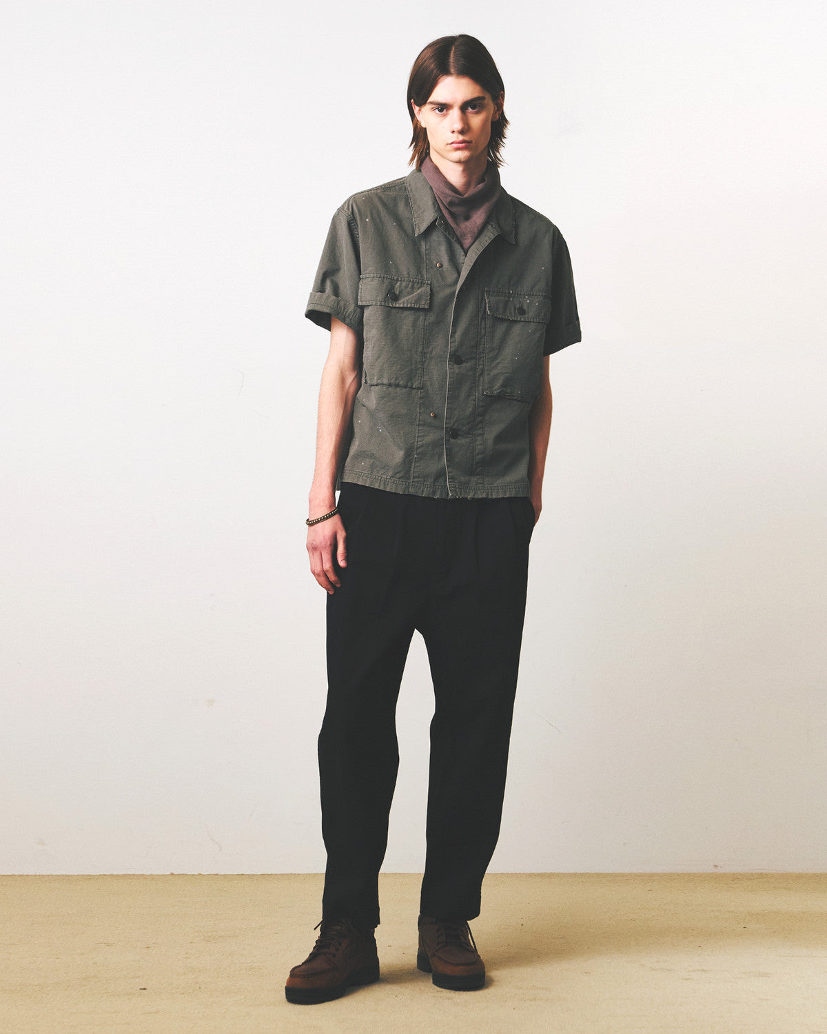 Eastlogue - M43 Mil Half Shirts (Olive Ripstop) product image 4 | TRAB K-Fashion Australia