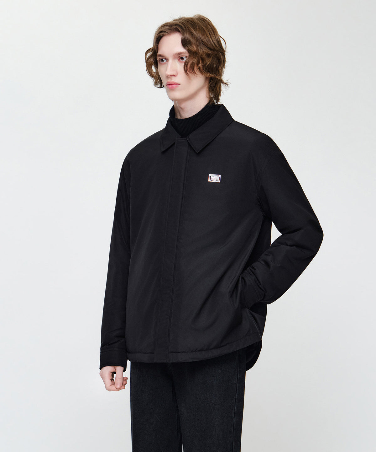 Marithe & Francois Girbaud - Shirts Padded Jacket (Black) product image 2 | TRAB K-Fashion Australia