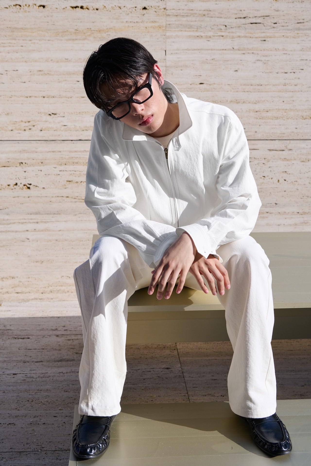 STU - Double Side Line Pants (White) product image 14 | TRAB K-Fashion Australia