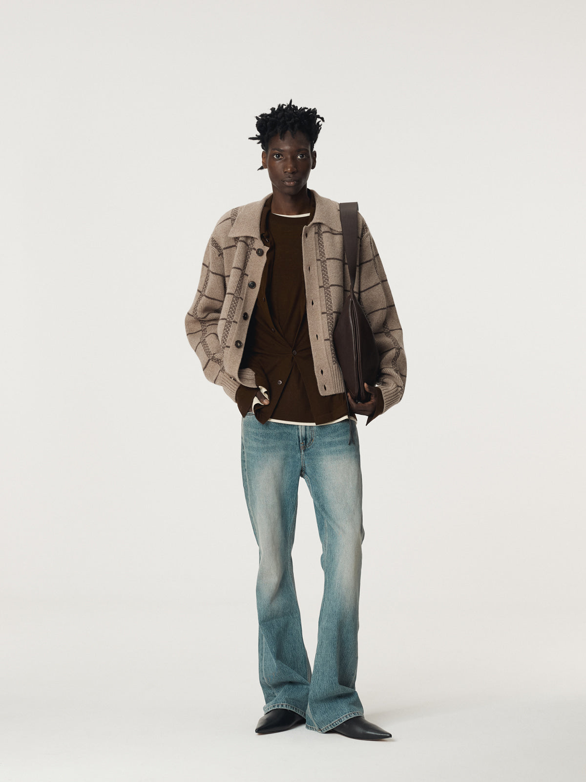 Recto - Flare Denim Pants (Vintage Blue) product image 6 | TRAB K-Fashion Australia