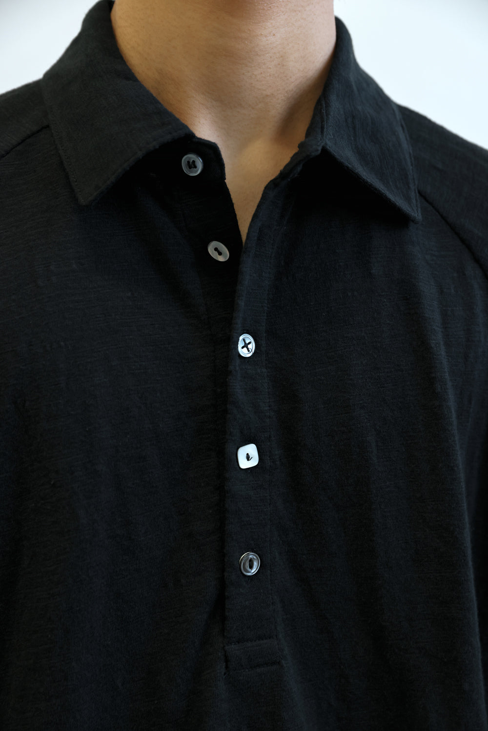 Hatchingroom - Polo Tee (Black) product image 9 | TRAB K-Fashion Australia