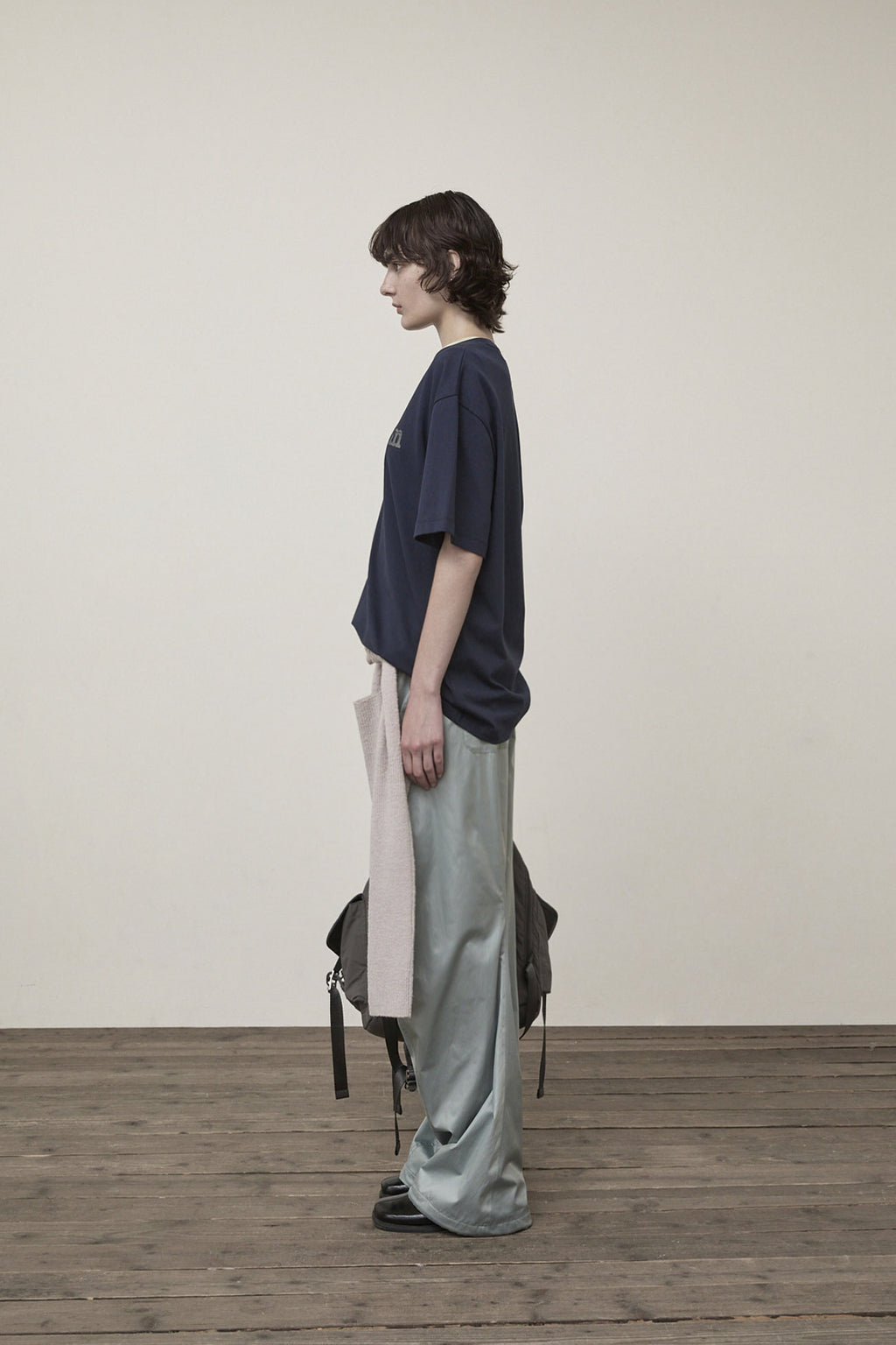 Matin Kim - Vintage Logo Graphic Top (Navy) product image 6 | TRAB K-Fashion Australia