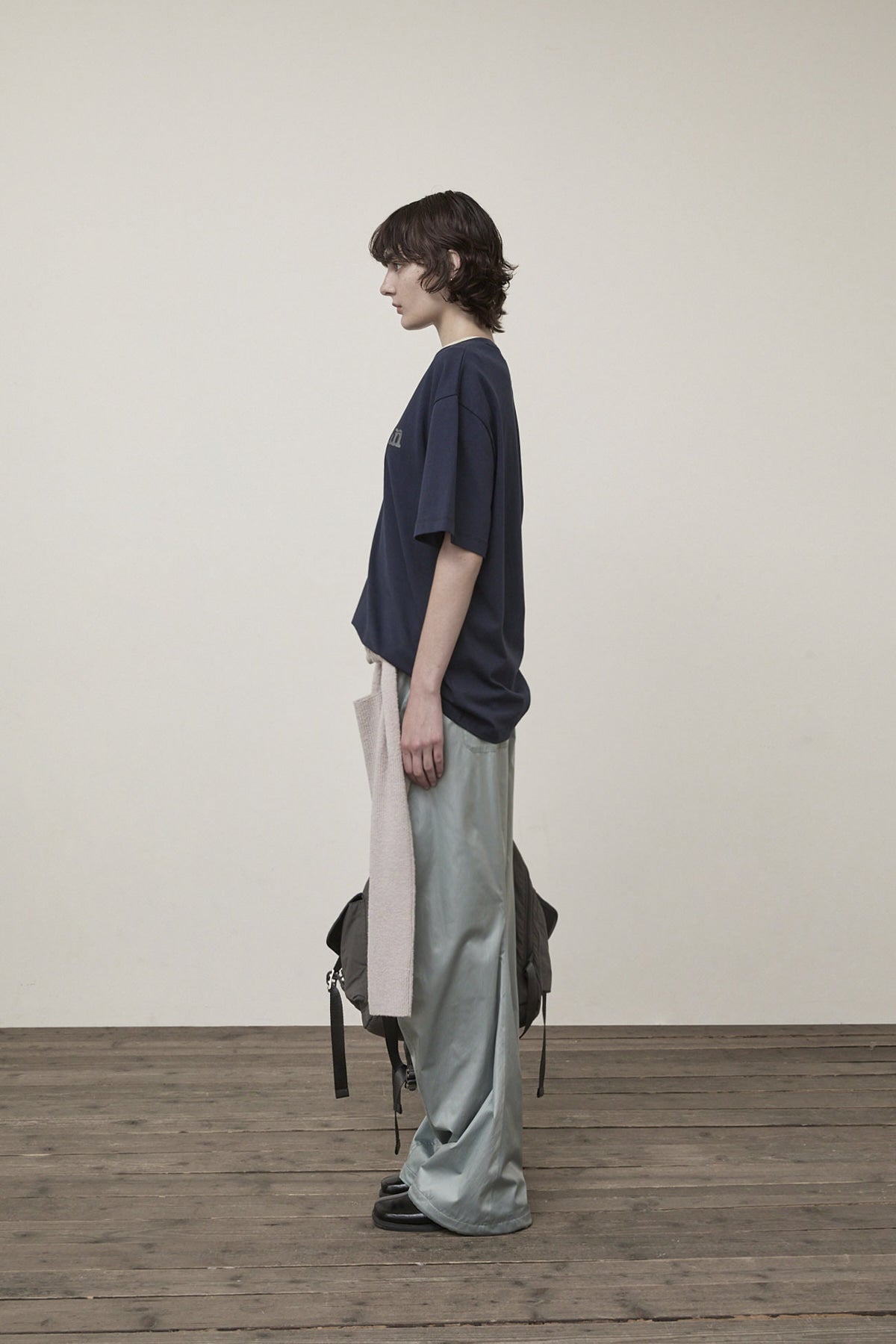 Matin Kim - Vintage Logo Graphic Top (Navy) product image 6 | TRAB K-Fashion Australia