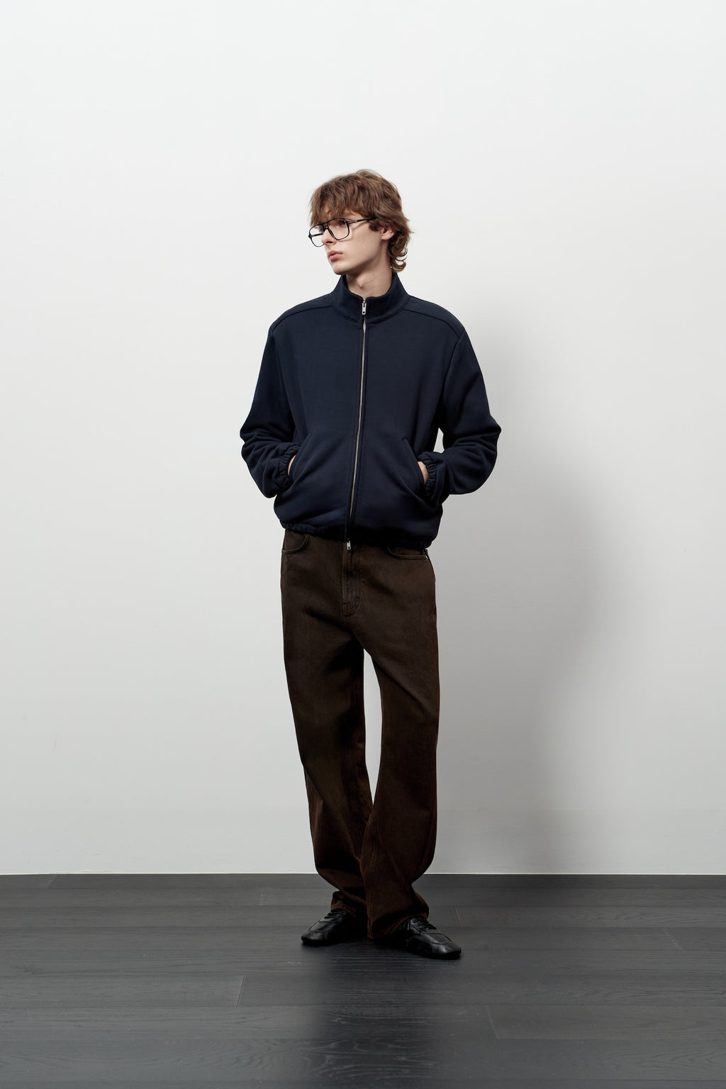 Stu - French Terry Jacket (Navy) product image 7 | TRAB K-Fashion Australia