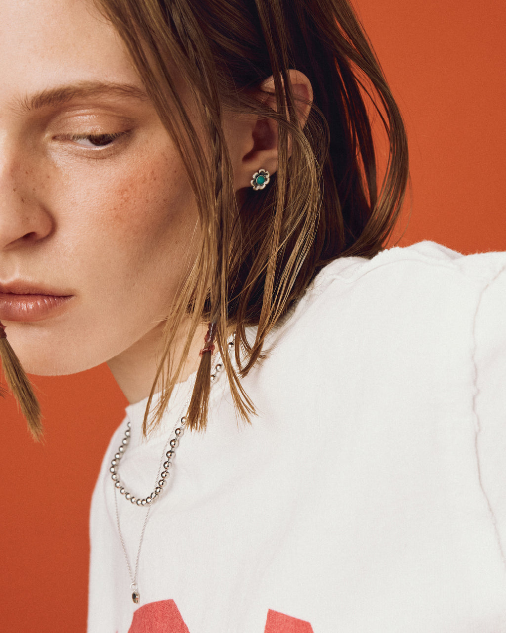 Numbering - Western Flower Earrings #8271 product image 1 | TRAB K-Fashion Australia