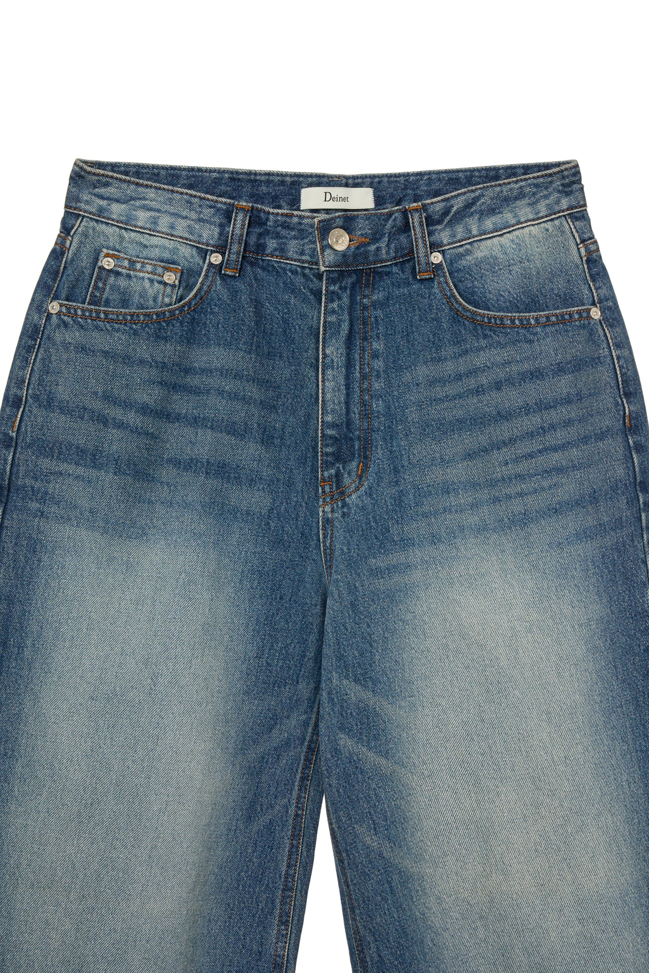 Deinet - Dj Park Back Lettering Denim (Blue) product image 3 | TRAB K-Fashion Australia