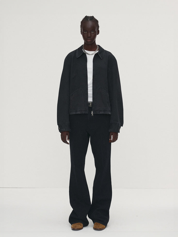 Tonywack - Flared-Leg Tailored Jeans (Washed Black) product image 3 | TRAB K-Fashion Australia