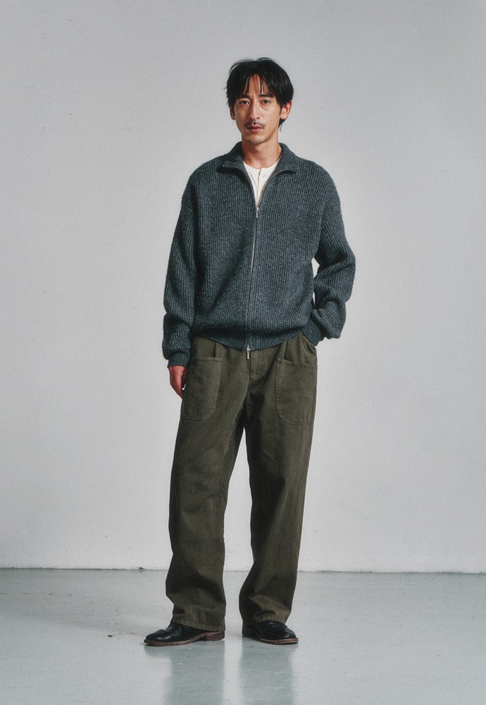 Art if acts - French Workwear Pants (Khaki) product image 1 | TRAB K-Fashion Australia
