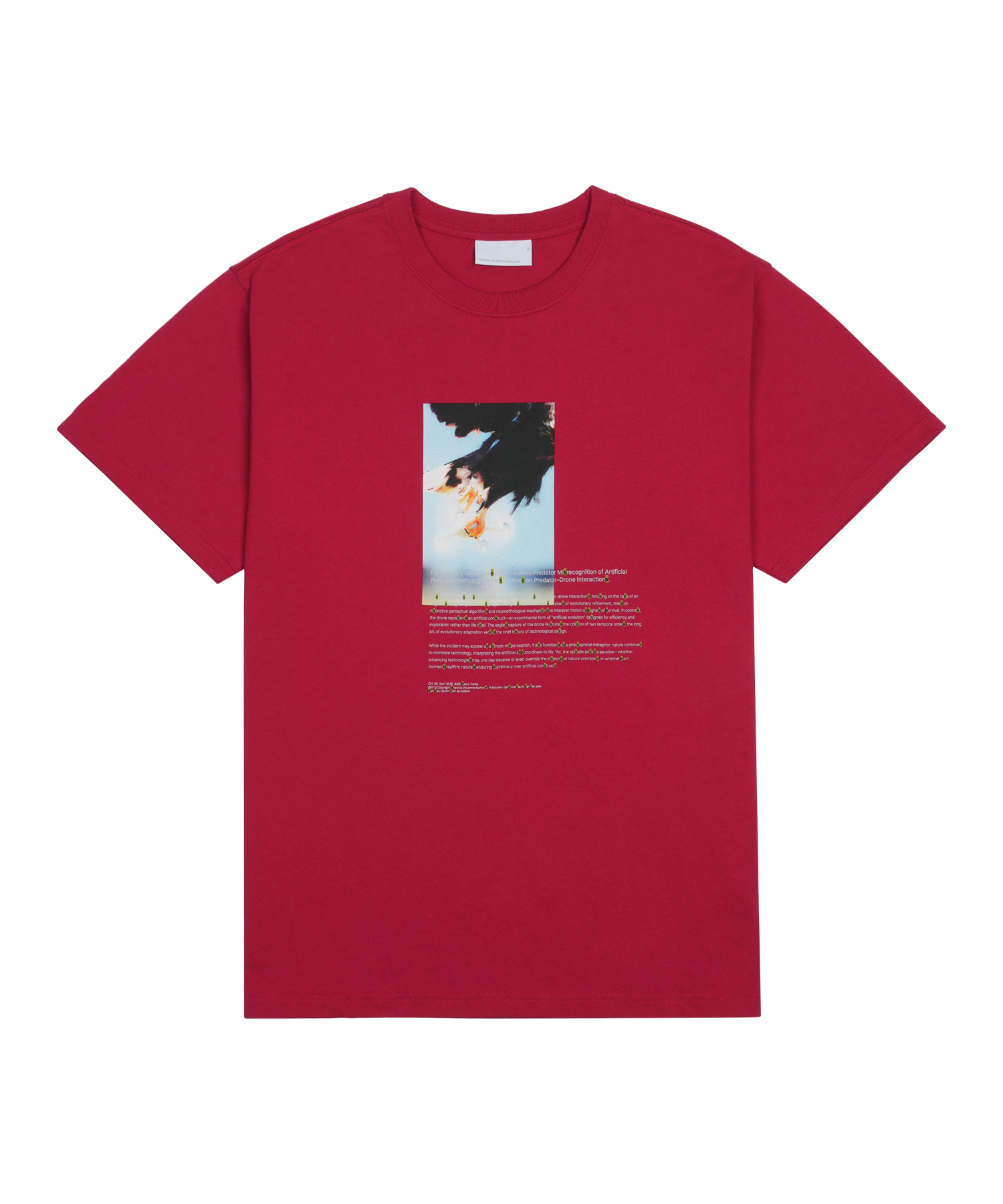 San San Gear - Over Tech T-Shirt (Red) product image 1 | TRAB K-Fashion Australia