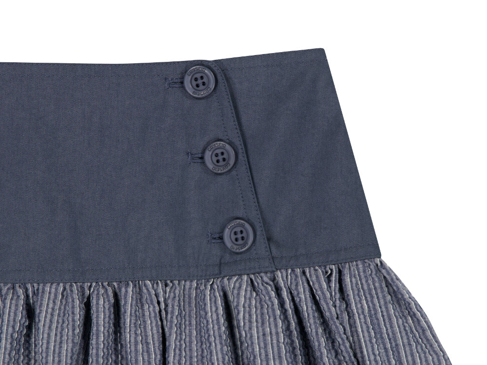 Coyseio - Double Button Stripe Skirt (Navy) product image 17 | TRAB K-Fashion Australia